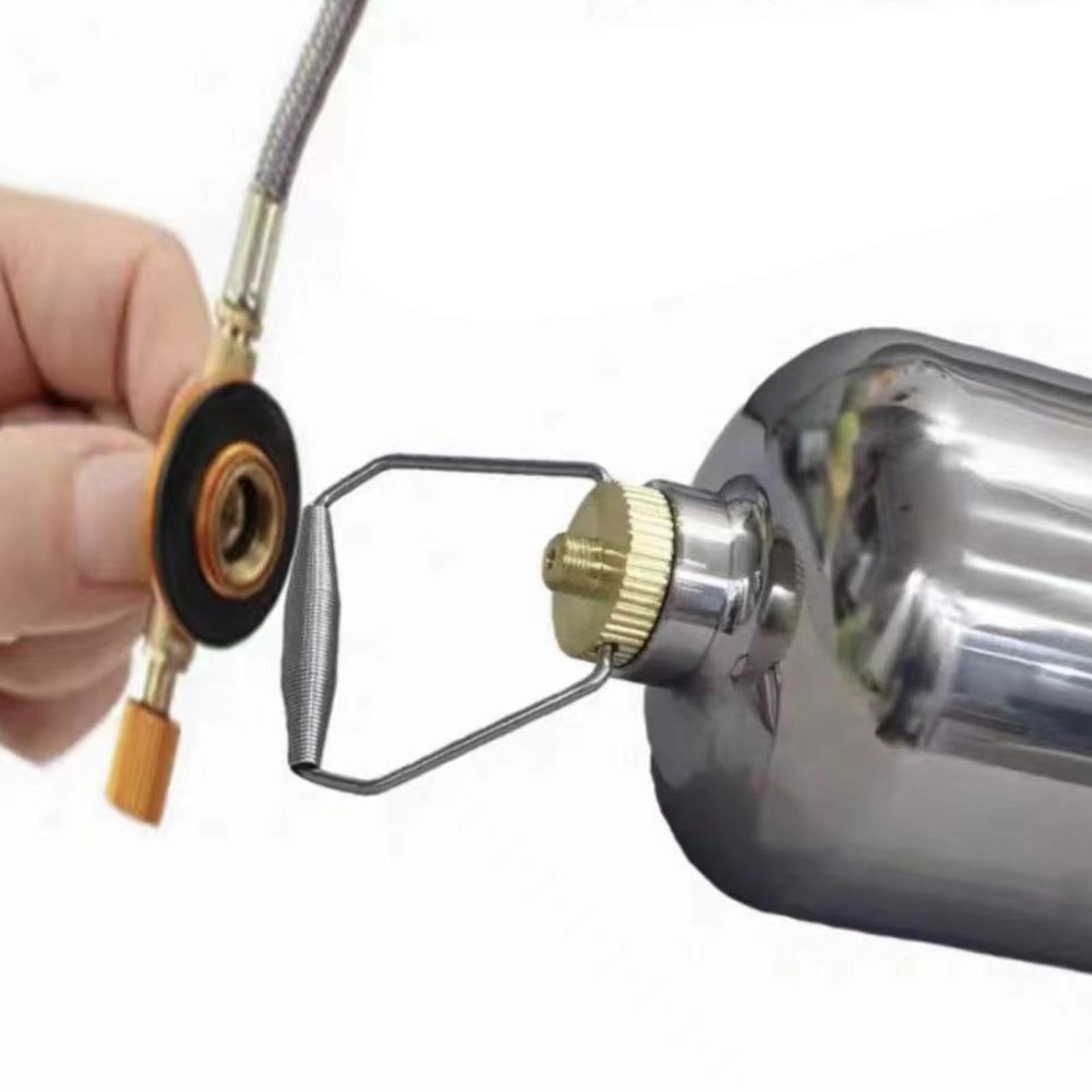 MagiDeal Gastankzylinder, Camping-Gastank, leer, nachfüllbare Gasflasche, Gaskartusche, Camping-Gas-Kraftstoffkartusche zum Grillen im Freien
