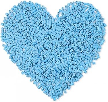 PixieCraft 5000 pcs 2.6mm Fuse Beads Bulk Refill, PixieBeads C04 Blue Fuse Beads Bulk, Mini Fuse Beads for Pixel Art