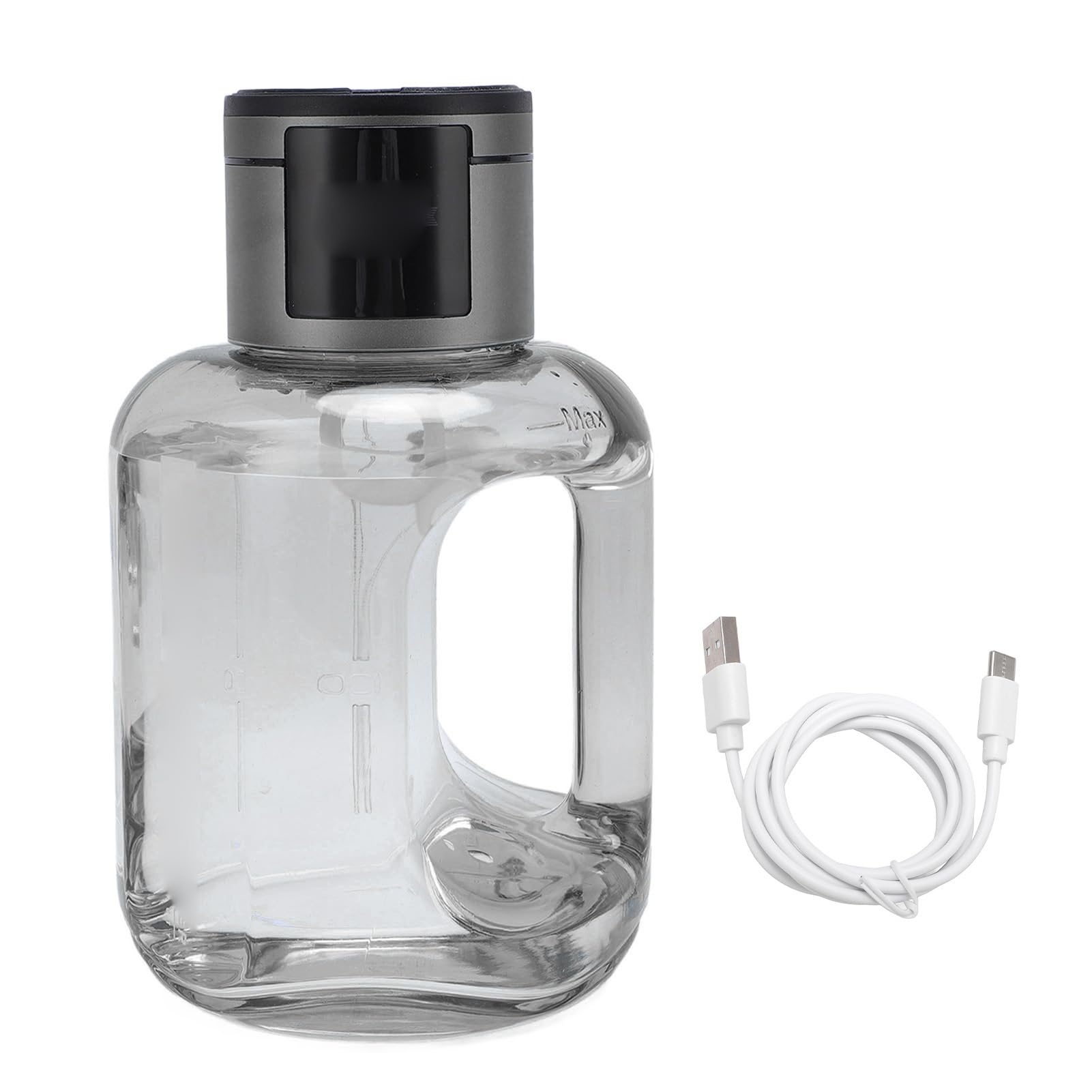 Bottiglia D'Acqua di Idrogeno Generatore di Acqua Ricca Idrogeno a Doppio Uso da 1000 Ml per Ufficio, Casa, Bottiglia Sportiva Ricaricabile Grande capacità per la Famiglia, Portatile USB 5V (#1)