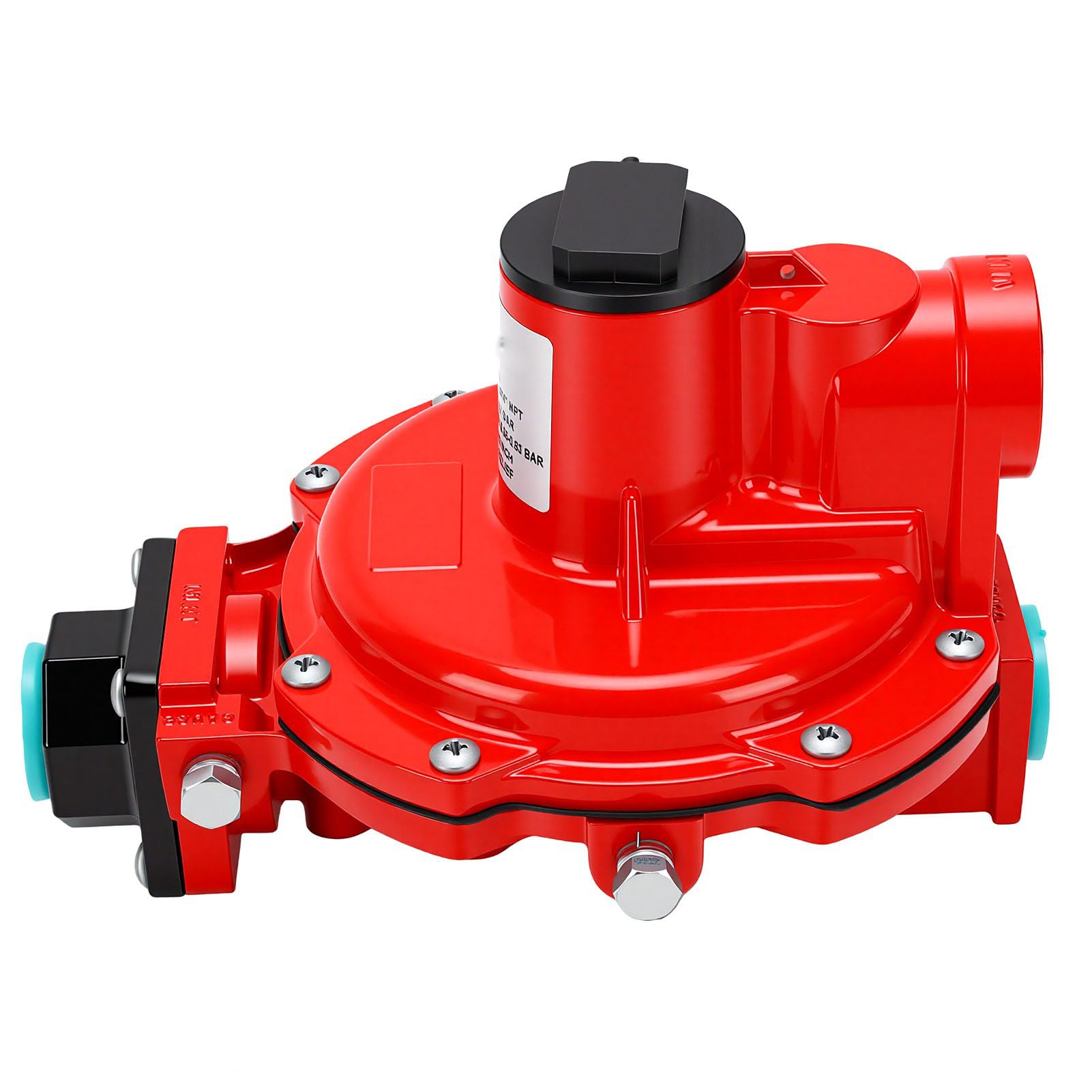 Regulador de Presión Gas Natural Ajustable 4-6 PSI 3/4 Pulgadas NPT Salida Entrada Válvula Gas Primera Etapa, Regulador de Propano para Residencial Comercial Industrial