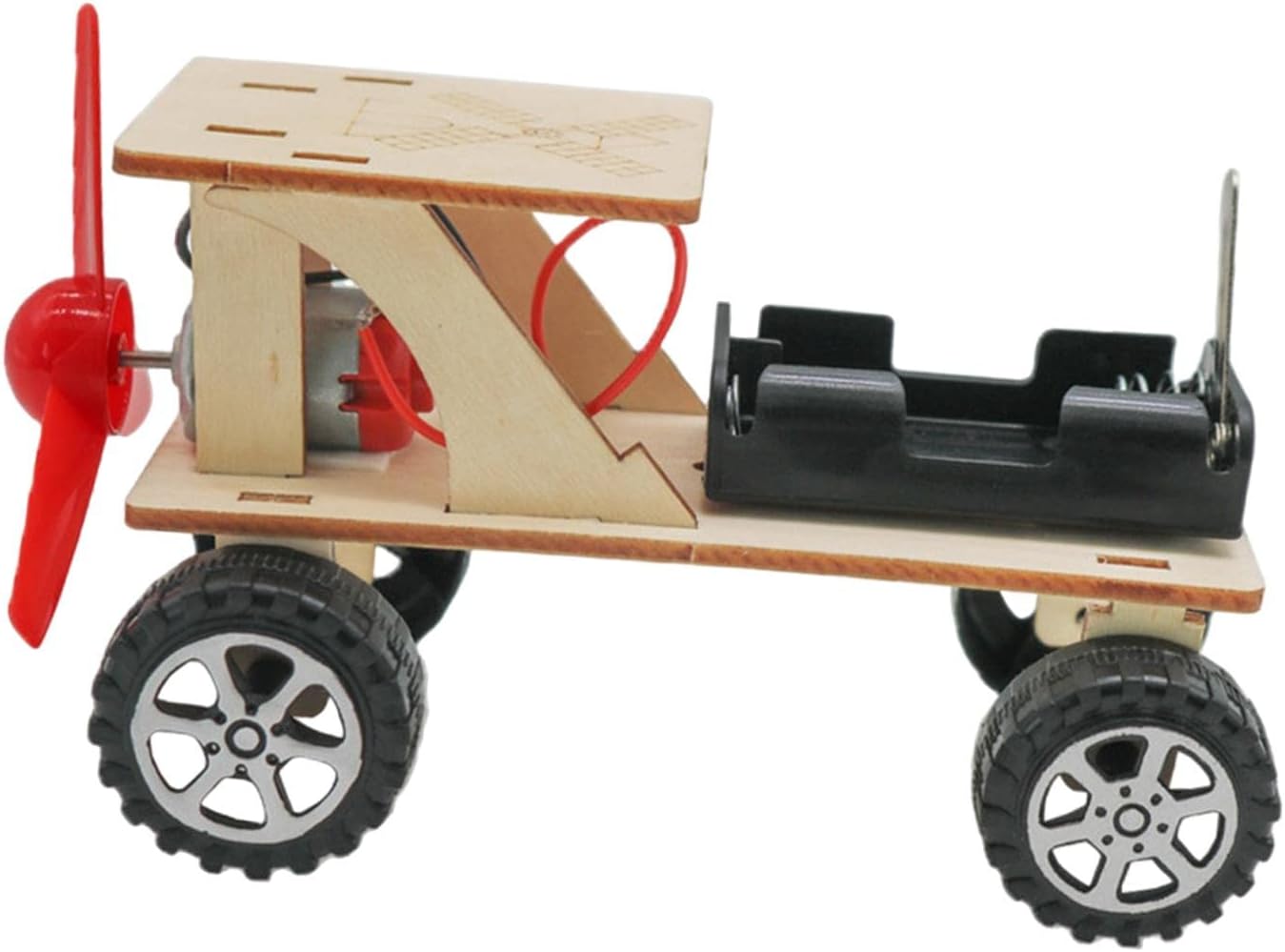 Wind Power Car DIY Electronic Kits Science Experiment Educational Model Toys for Inspiring Creativity and Imagination