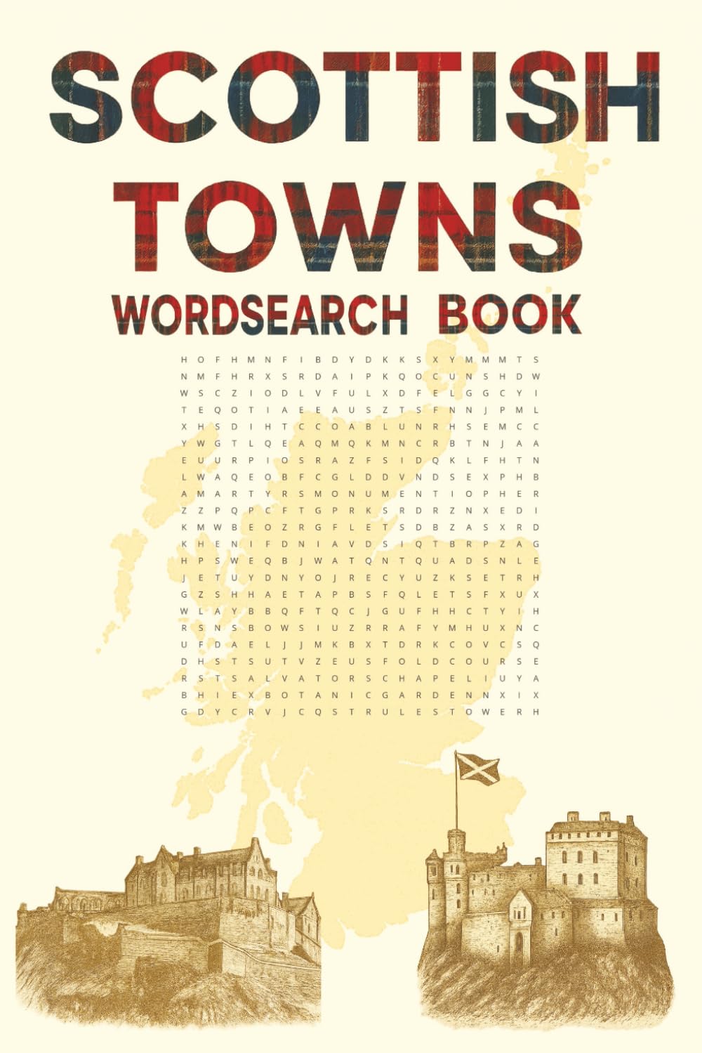 Scottish Towns Wordsearch Book: Your Perfect Companion for Travel, Rainy Days, and Quiet Moments