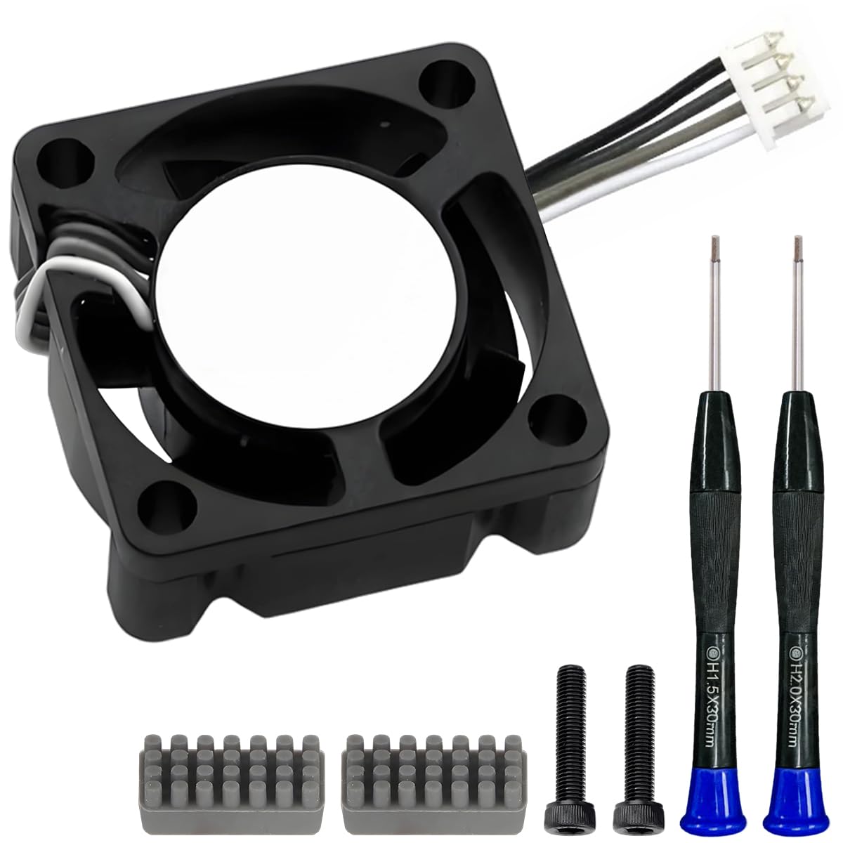 Ventilador de refrigeración del hotend del extrusor para Impresora 3D para Bambu Lab X1 X1C, Ventilador de 2510 DC 5 V y 18 000 RPM con Doble rodamiento de Bolas