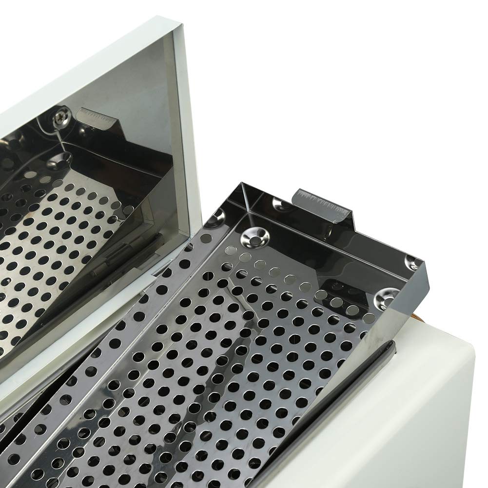 Wakects Sterilisator für Nägel, hohe Temperatur, Sterilisator mit trockener Sterilisator aus Edelstahl, professioneller Schönheits-Sterilisator, 300 W