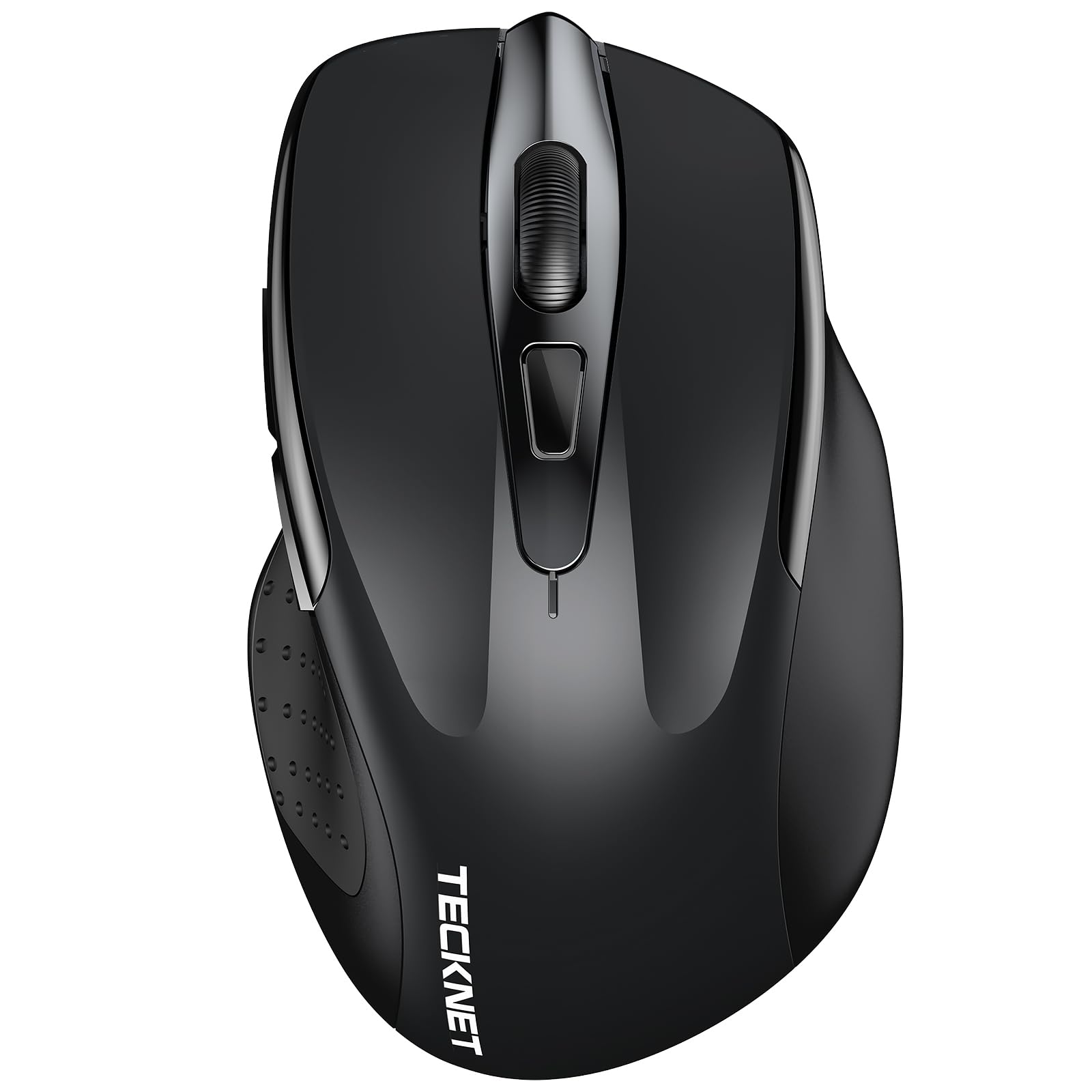 TECKNET Bluetooth Mouse, 4800DPI Wireless Mouse Computer Silent Click USB Mice Bluetooth 3.0/5.0 and 2.4GHz Connectivity Mouse with 6 Adjustable DPI, 30 Months Battery Life Cordless Mouse for Laptop
