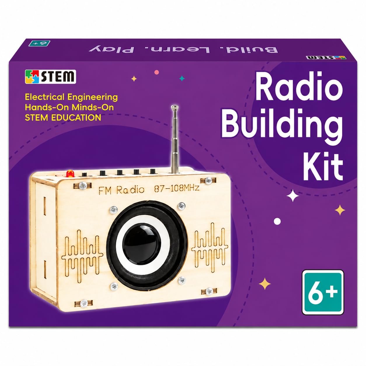STEM Toys for Ages 6-8-13 Science Kits DIY Building Radio Cool Stuff for Kids Gadget Birt…