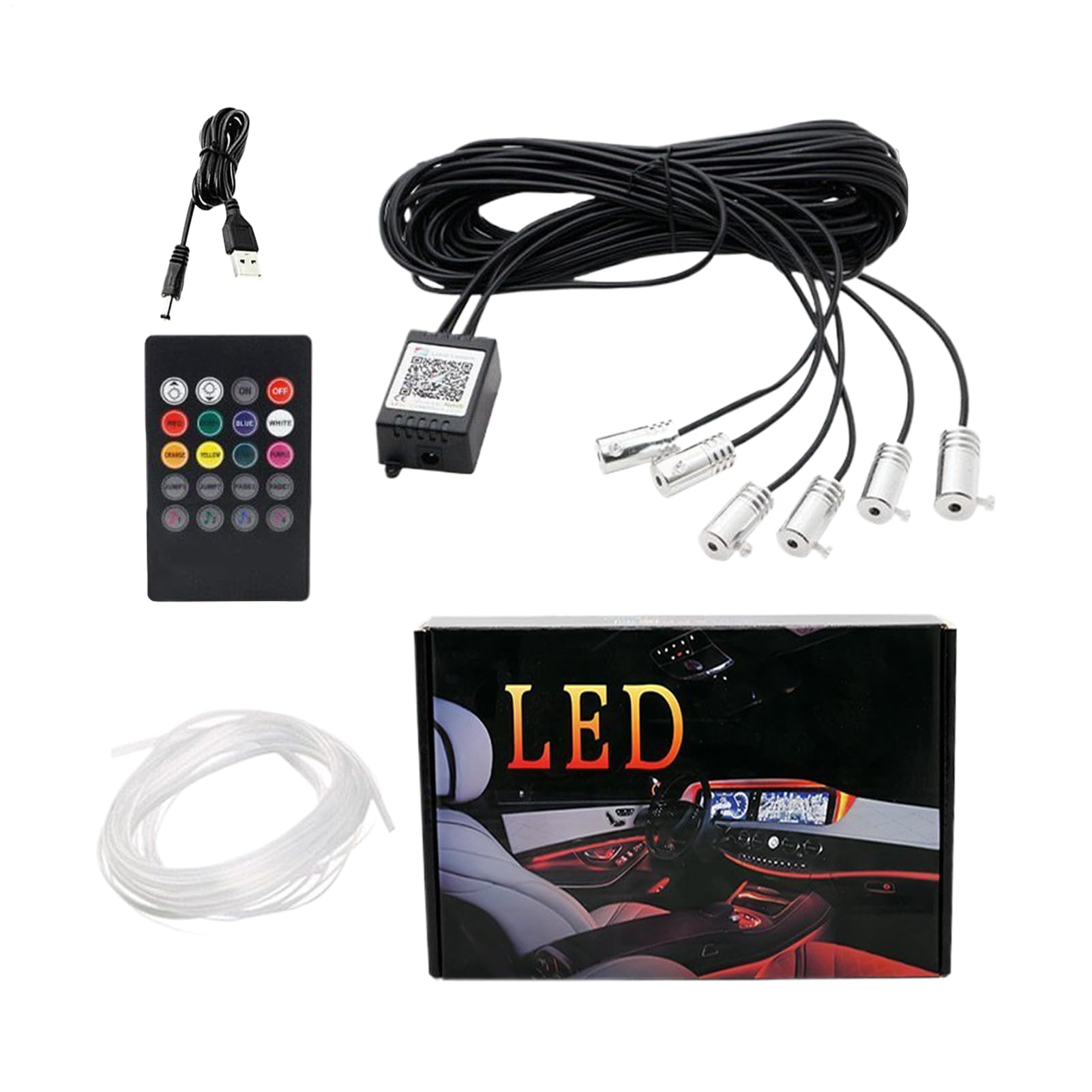Iluminación LED para el Interior de los Coches Iluminación Automotriz con