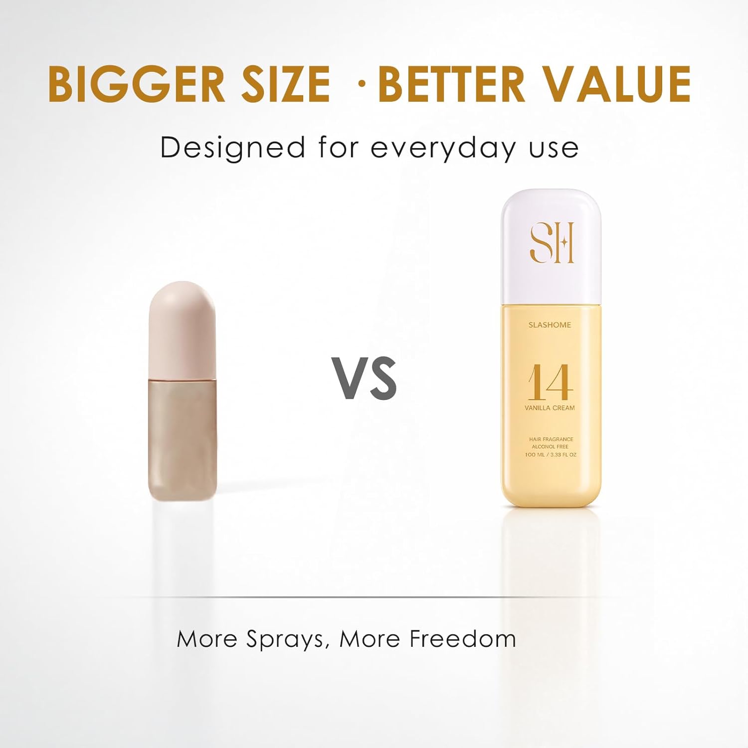 Hair Perfume for Women – Vanilla Cream, Alcohol-Free Soft & Moist Deodorizing Hair Spray & Body Mist, Long-Lasting Clean Fragrance for Hair, Wigs & Fabric, Valentine’s Day Gift, 100ml / 3.38 fl oz - Image 10