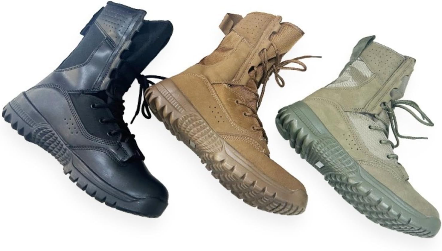 Women's Suede Leather High Top Lace Up Military Tactical Boots Lightweight Breathable Non Slip Outdoor Hiking Combat Boots For Outdoor Mountaineering Trekking Commando Army Desert Jungle Backpacking