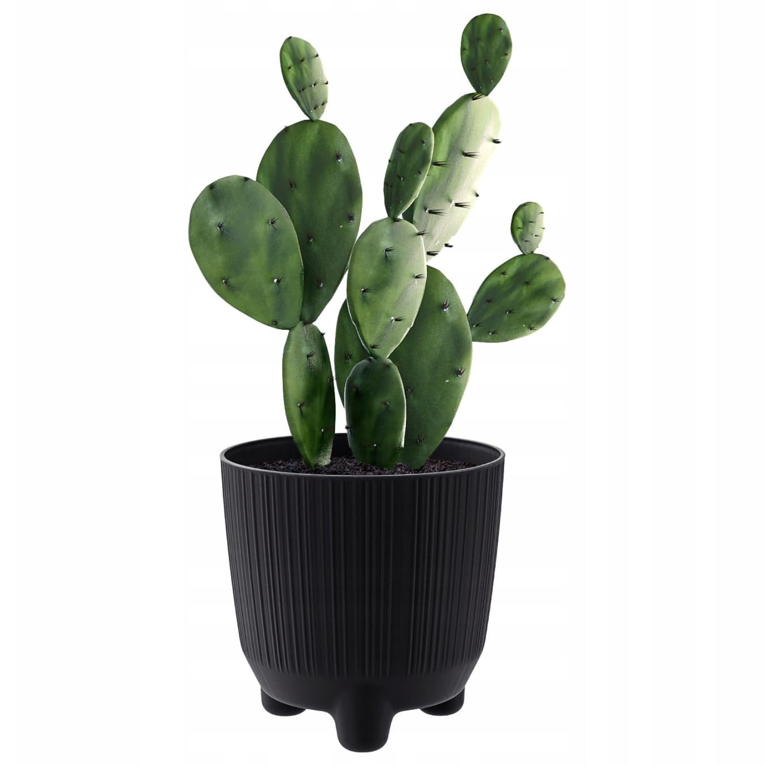 B2c Anthracite Plant Pots Indoor Outdoor Plastic Flowerpot Small Medium Large Ryfo 6 Colours (, 13Cm)