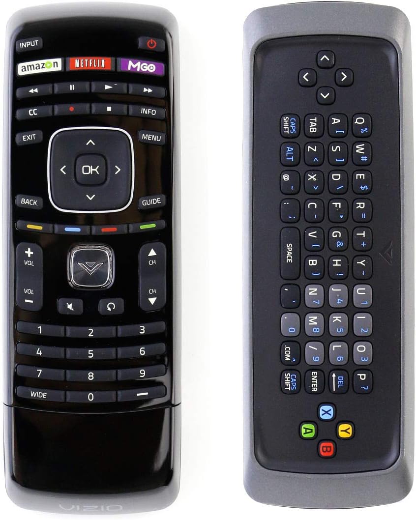 Best Vizio Smart TV Keyboard Remote for E500i-A0 E550i-A0 e550ao e500-ao E502AR E422VL E472VL E552VL M370SR M420SR M420SV M470SV M550SV E701i-A3 e650i-a2 E500I-A0 E470I-A0 E551I-A2 E601i-A3 M470VSE M