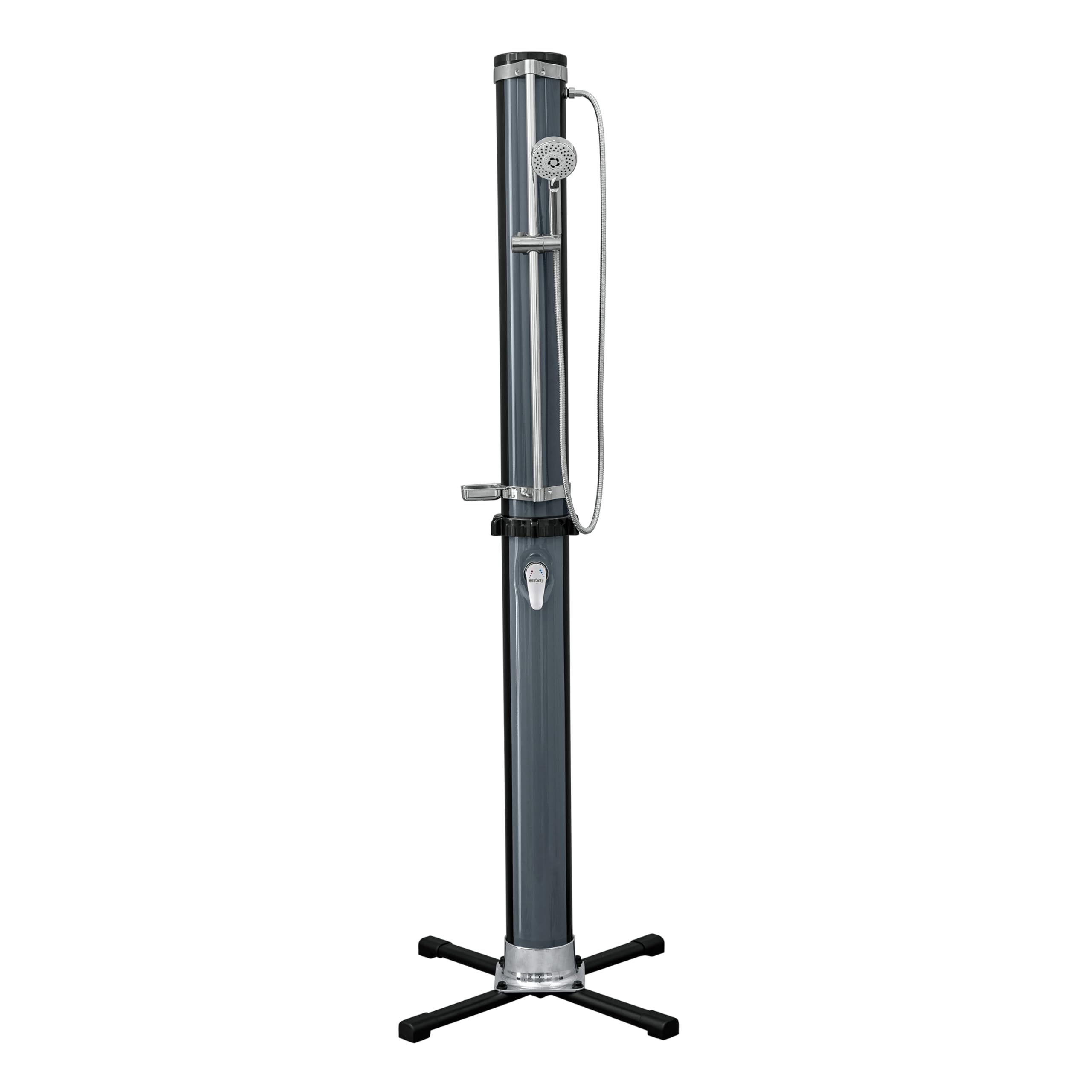 Bestway 58696 Doccia Solare da Esterno con Miscelatore, doccino e portaoggetti, da 35 Litri