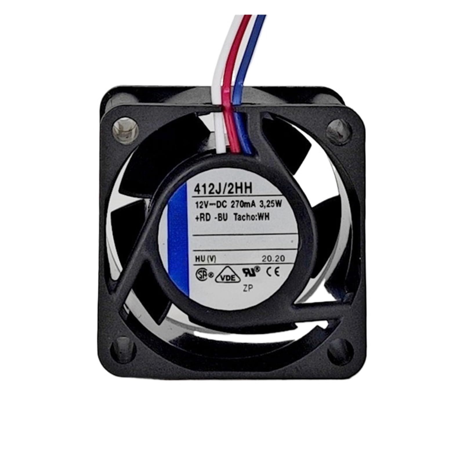 Ventilateur 12V 412JHHU anti surchauffe pour boîtier électronique et routeur