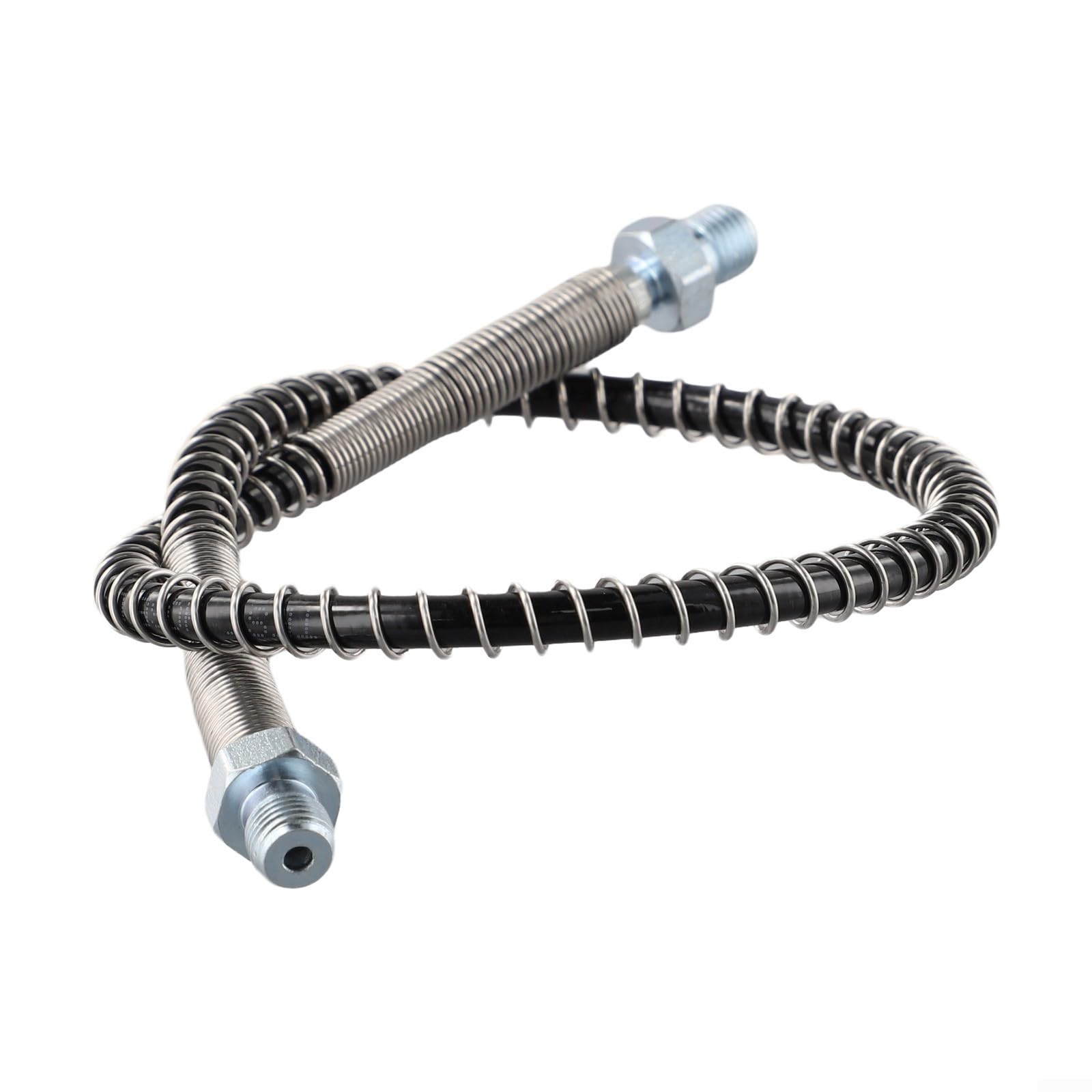 Vootnifig High Pressure Hose Compatible with PCP Pumps, 50cm Length Featuring M10x1 Thread and Stainless Steel Spring Protector(1#One hose)