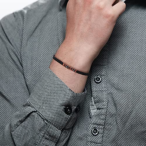 Joycuff Christmas Day Gifts For Women Men Bracelets For Men Mom Daughter Gifts For Her Birthday Valentine's Day Gifts Handmade Jewelry Silk Adjustable Wrap Bracelet - Ohana #TOP2