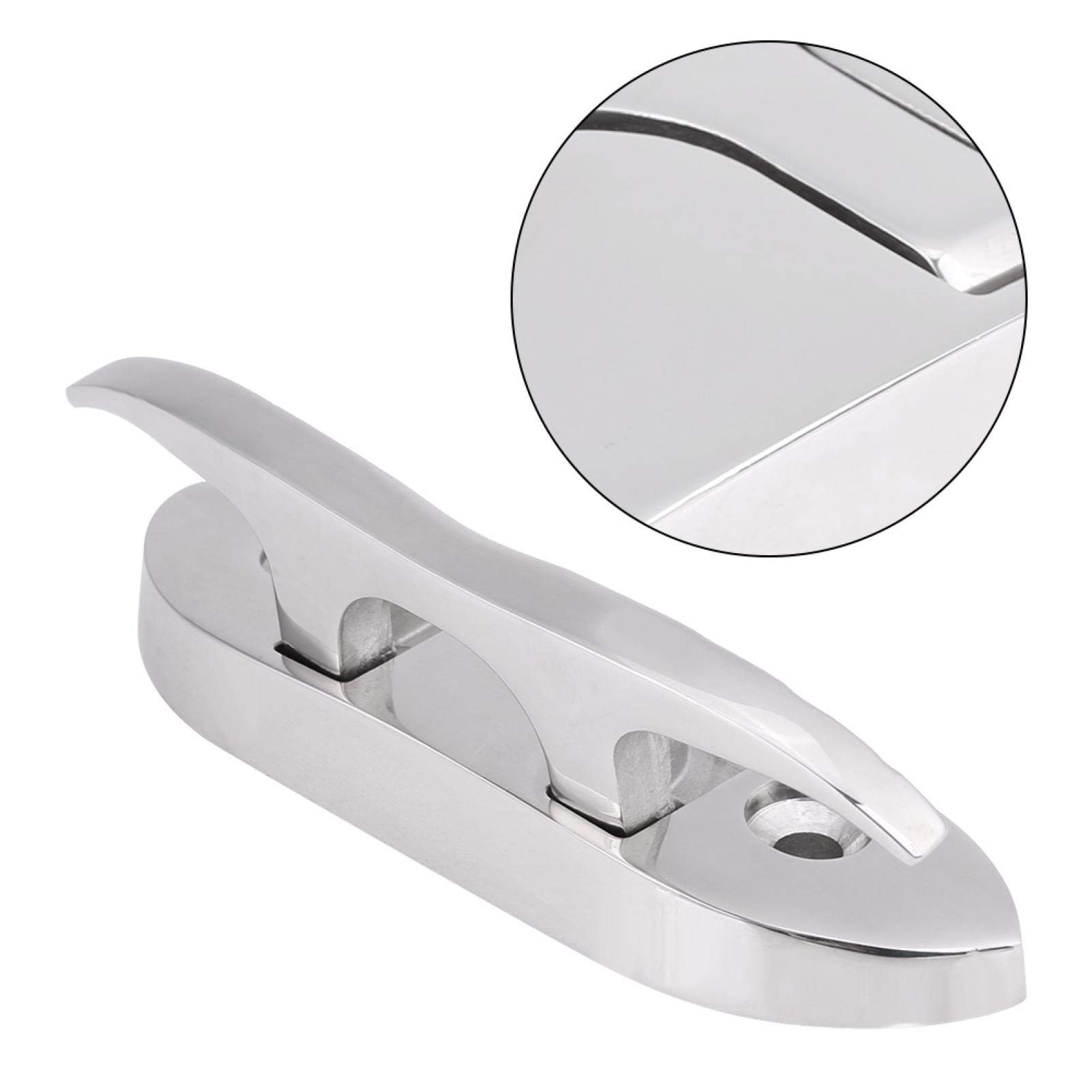 KIMISS galloccia + Health Gear Bitta Pieghevole per Barche, Bitta Marina in Acciaio Inox Dock per Barca Ribaltabile per Ormeggio Barca, Kayak, Marino (12cm): .it: Sport e tempo libero