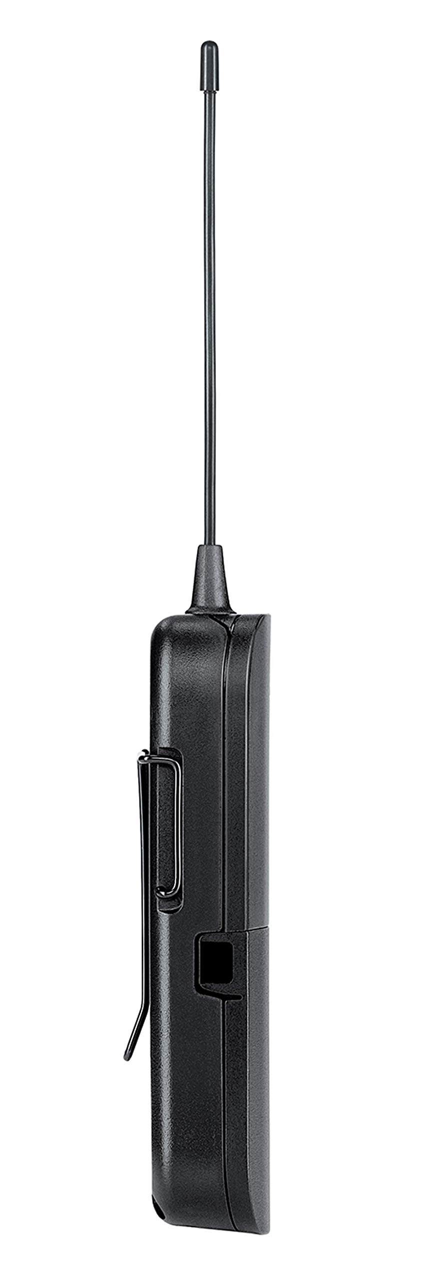 Shure BLX14/B98 UHF Wireless Mikrofonsystem für Blechblasinstrumente - 14 Stunden Batterielaufzeit, 100m Reichweite | Enthält Clip-on Instrumentenmikrofon, Einzelkanal-Empfänger | S8 Band