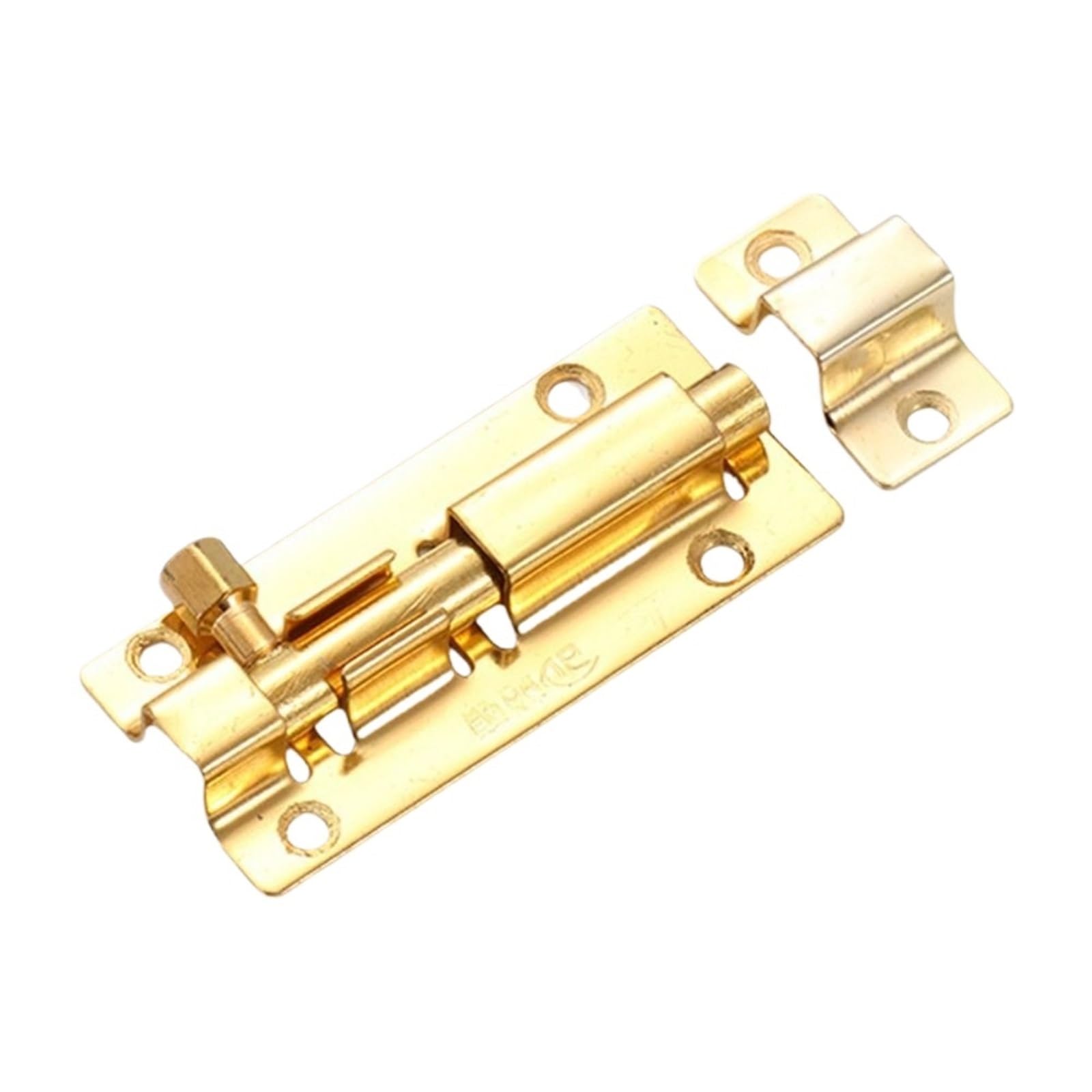 Gate Bolt Door Lock Bolts Stainless Steel Latch Slide with Screws for Bathroom Bedroom Shed Toilet Sliding Bolt(Gold)