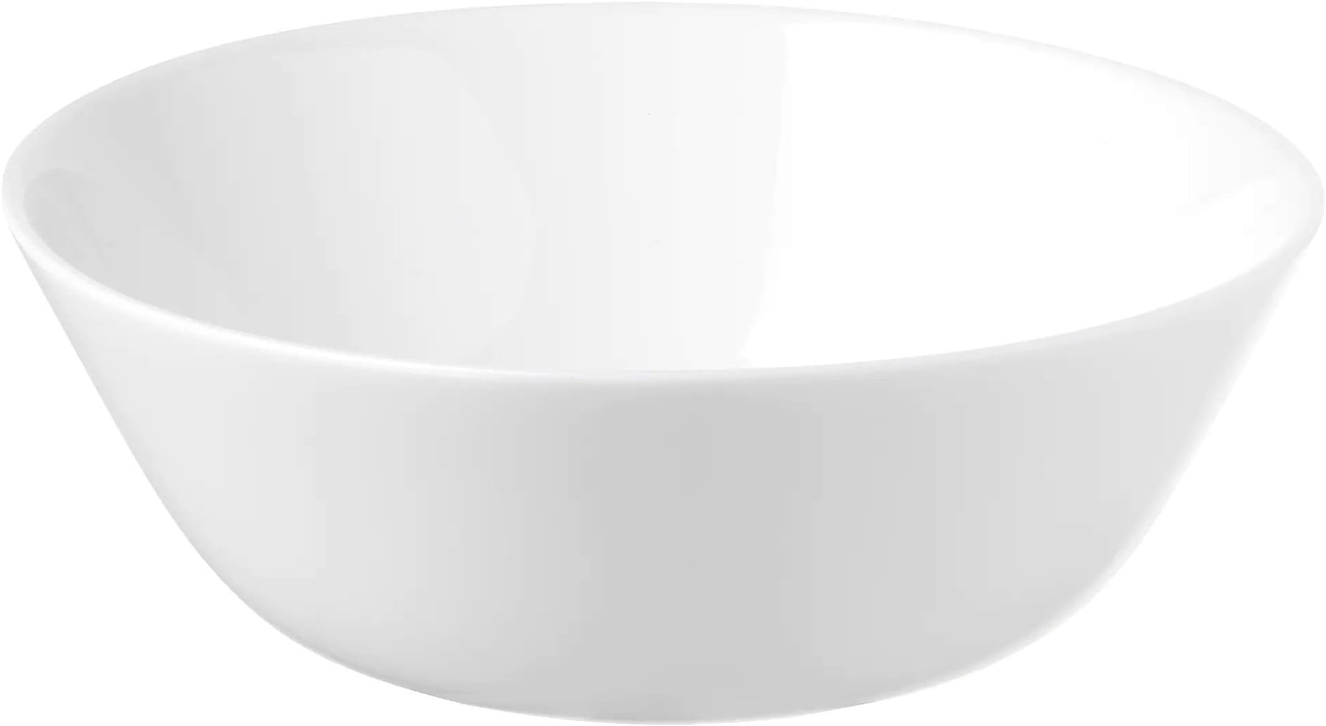 Tempered Opal Glass Classic Bowl - Pack Of 6, White, 500 ML