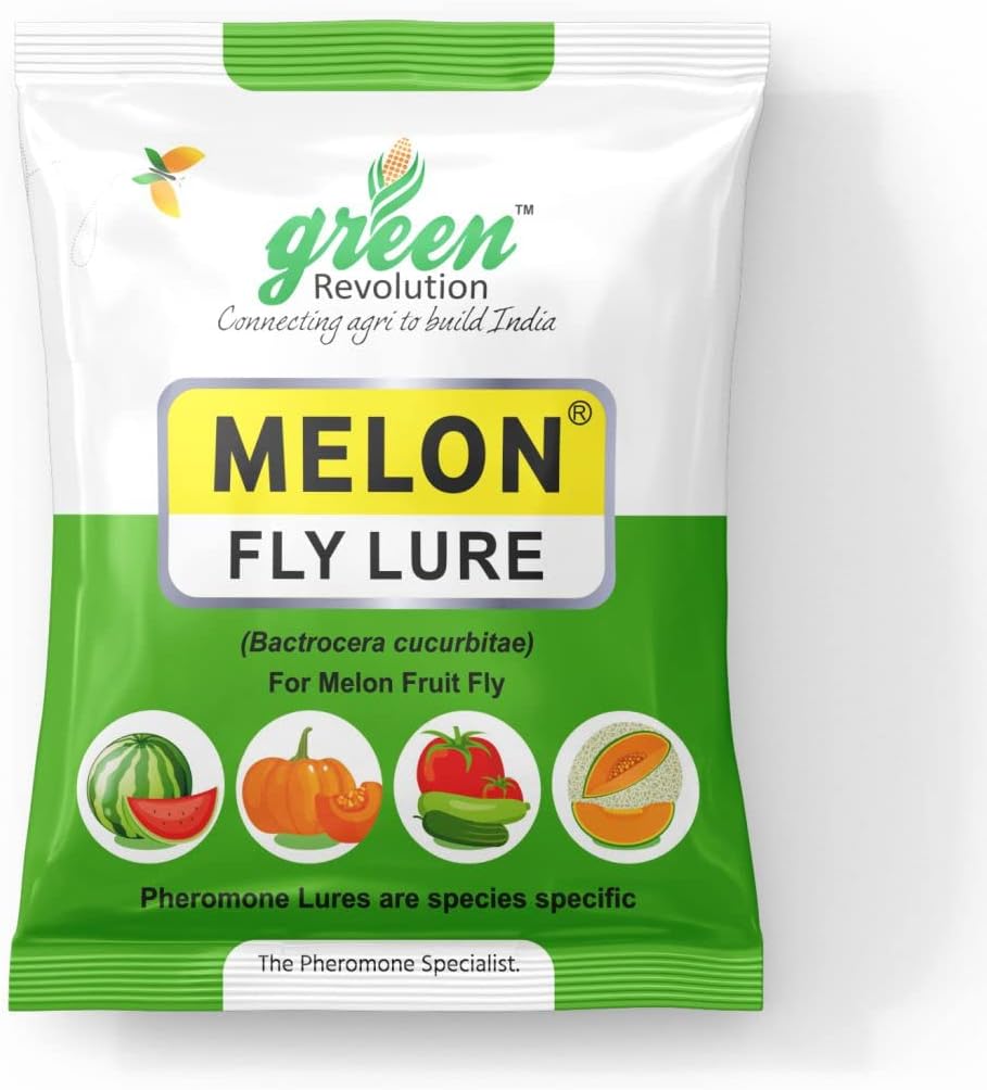 Melon Fruit Fly Lure (Bactocera Cucurbite) for Vegetables Crops pheromone Lure | Fruit Fly Trap | Insect Trap.