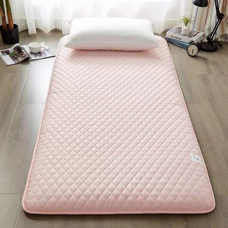 Colchón futón, cama de camping enrollable portátil, colchón plegable para invitados, cómoda almohadilla de dormir para viajes, diseño ligero, ideal para dormitorio de estudiantes