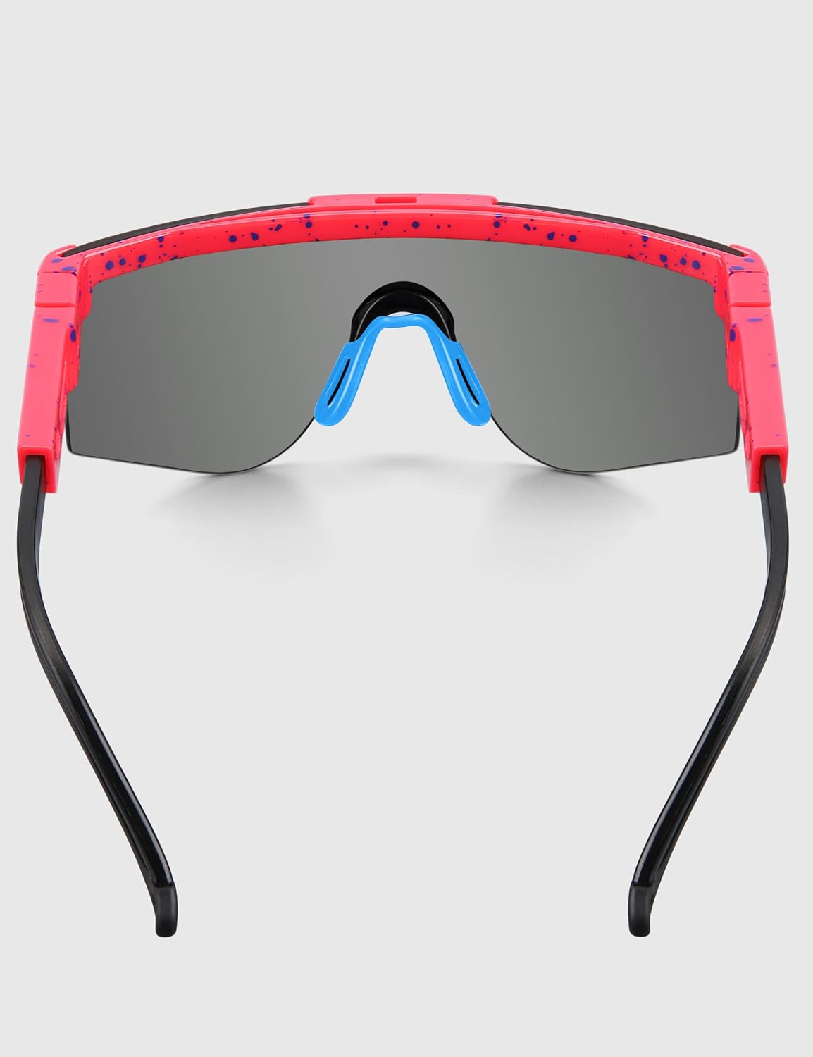 Well-aimed Replacement Nose Pads Compatible with Pit Viper The (XS Youth) Sunglasses, Comfortable Soft Rubber Nose Piece - Black + Blue image 5