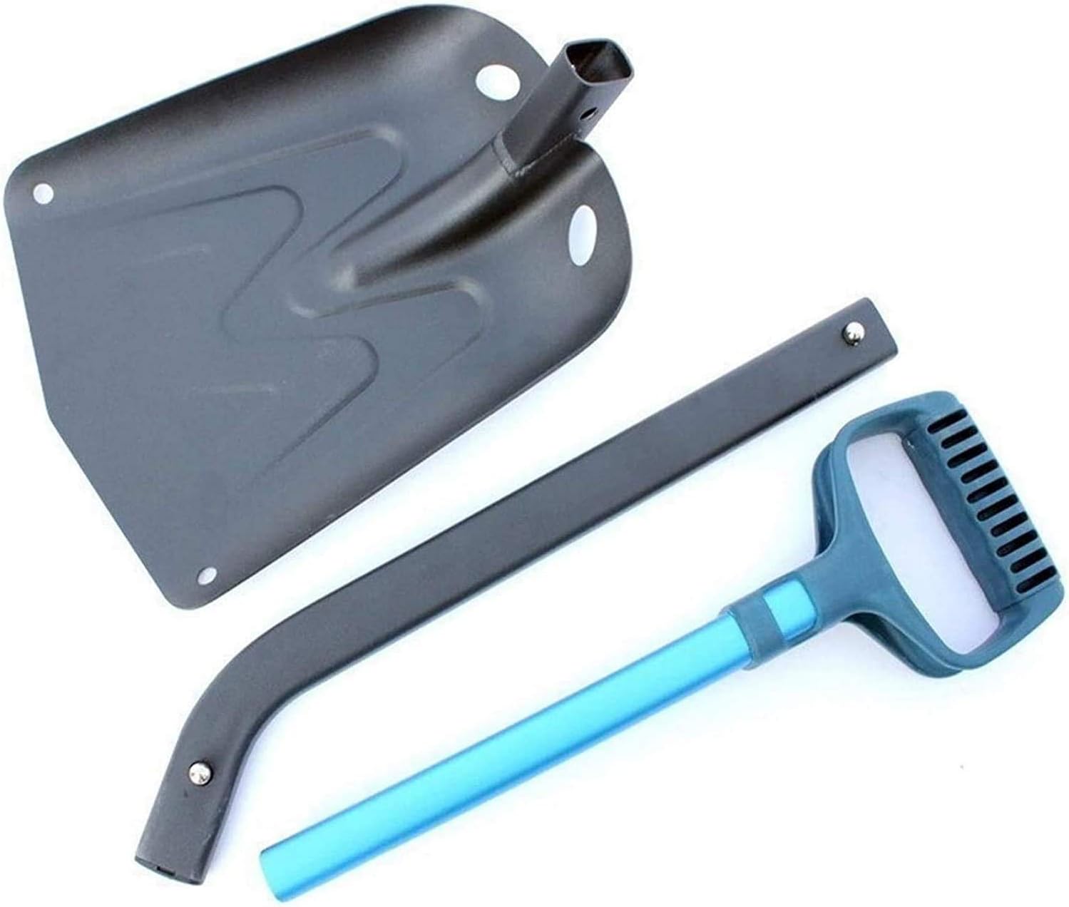 即出荷 除雪用スコップ 長いハンドル折りたたみ自転車オフロード庭の植