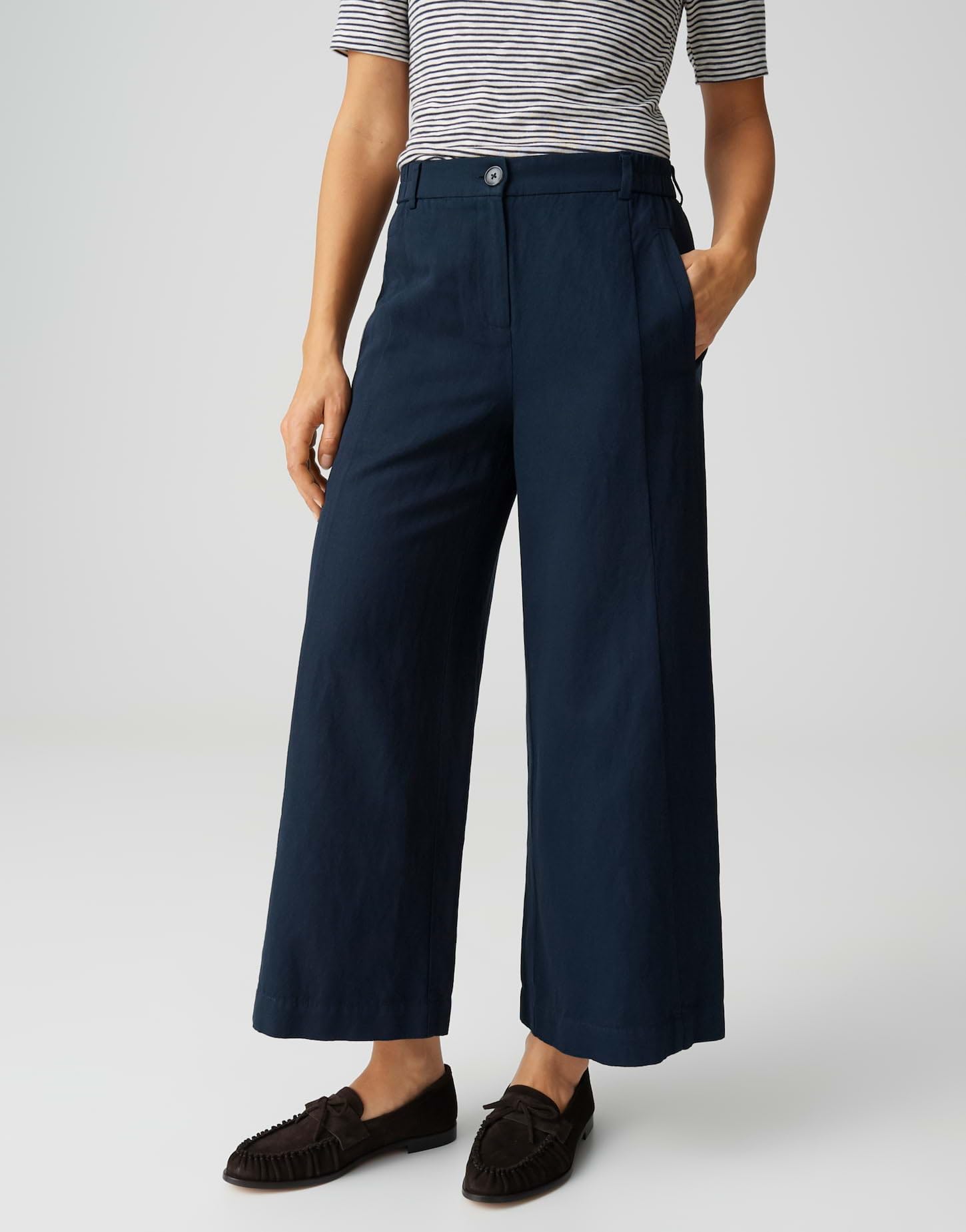 OPUS Damen Culotte | Maiga Flow Culotte aus nachhaltigem ECOVERO™ Viskose Leinen Mix