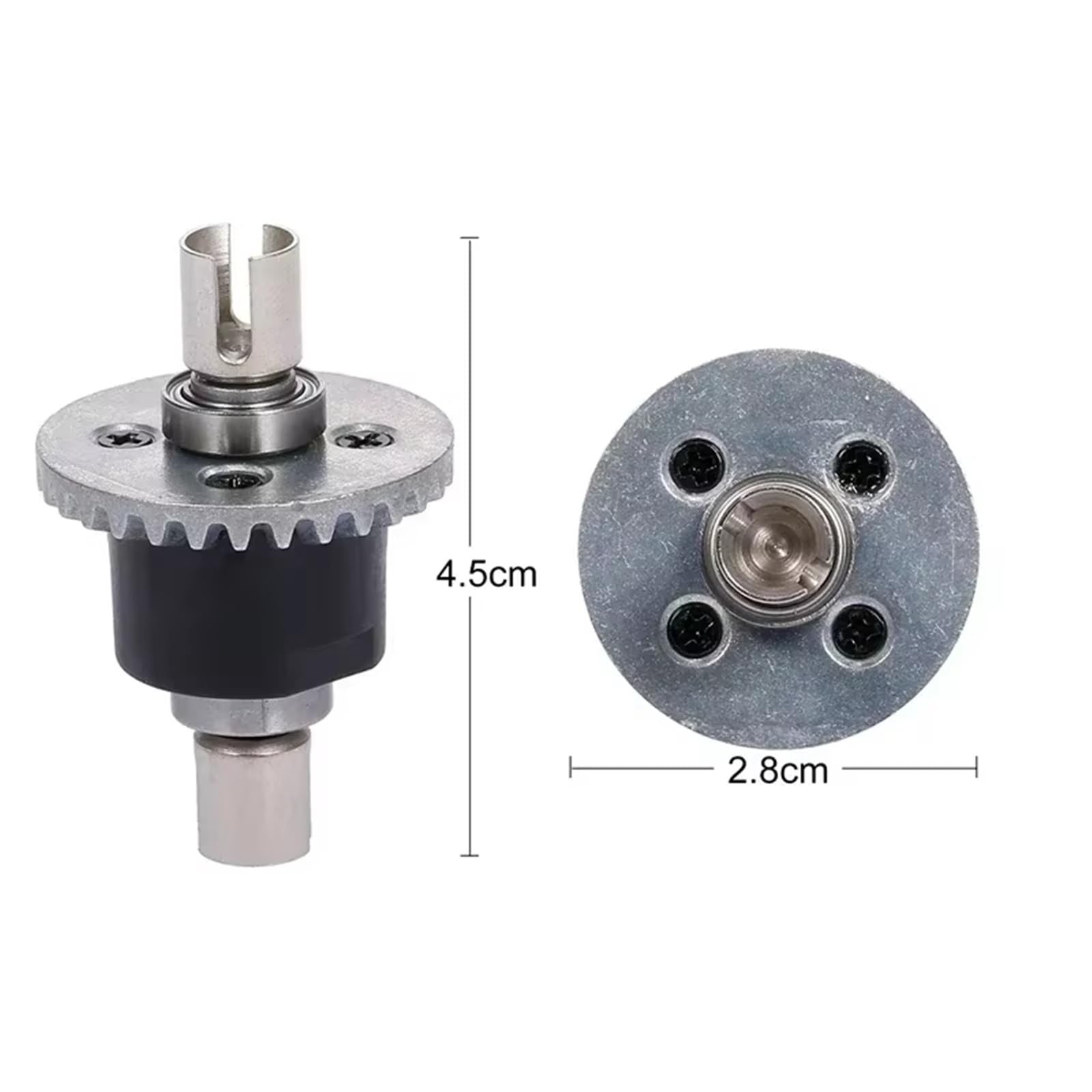 para WLtoys 144001 1/14 RC 2 Uds Engranaje Diferencial De Metal