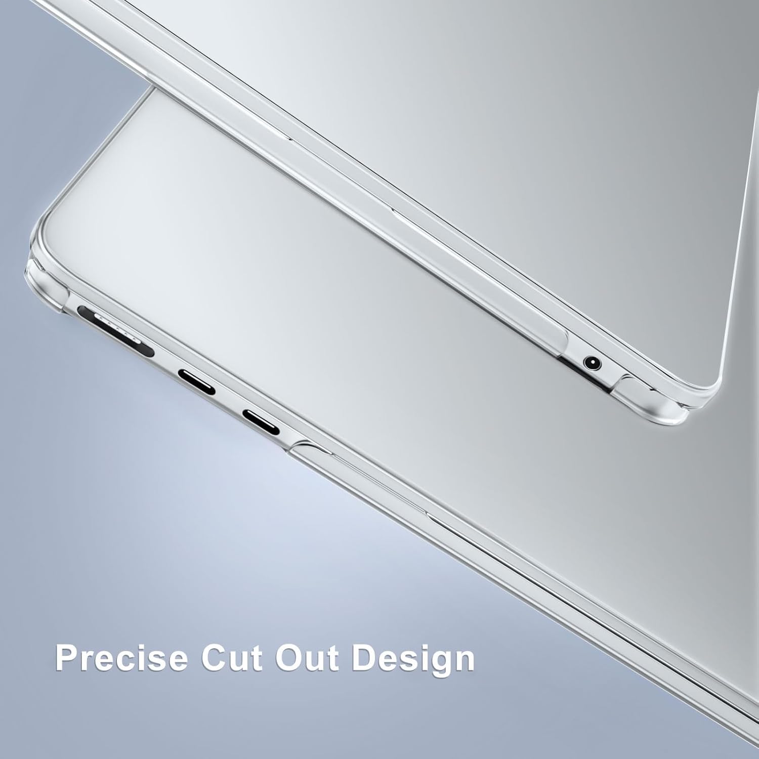 MOSISO Compatible with MacBook Air 15 inch Case 2026 2025 2024 2023 M4 A3241 M3 A3114 M2 A2941 with Liquid Retina Display Touch ID,Plastic Hard Shell&Keyboard Skin&Screen Film&Type C, Crystal Clear - Image 6