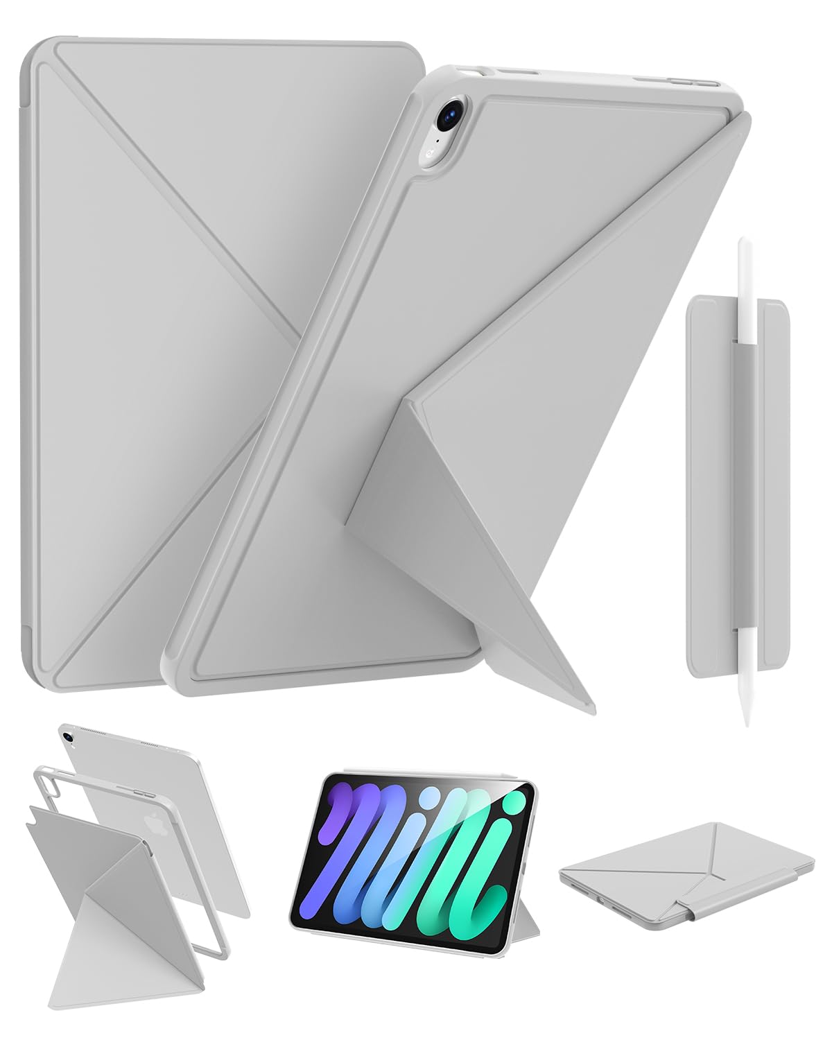 iPad mini 5 シルバー 本体　美品　ケース・純正ケーブル・アダプタ付き Amazon.co.jp: VioraShell iPad mini7 ケース(A17 Pro、2024)iPad mini