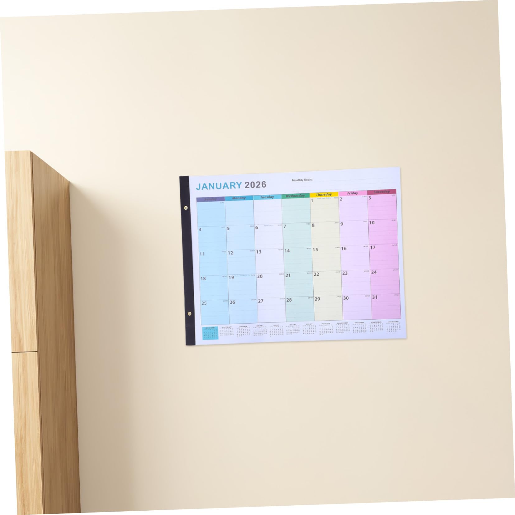 Calendario Da Parete Per Mese Calendario Da Parete Mensile Grande