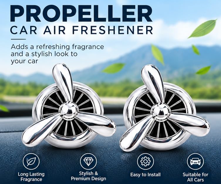 Generic THE CAR STUDIOS Car Perfume Air Vent Diffuser 2 Pcs 2 Pieces - Image 3