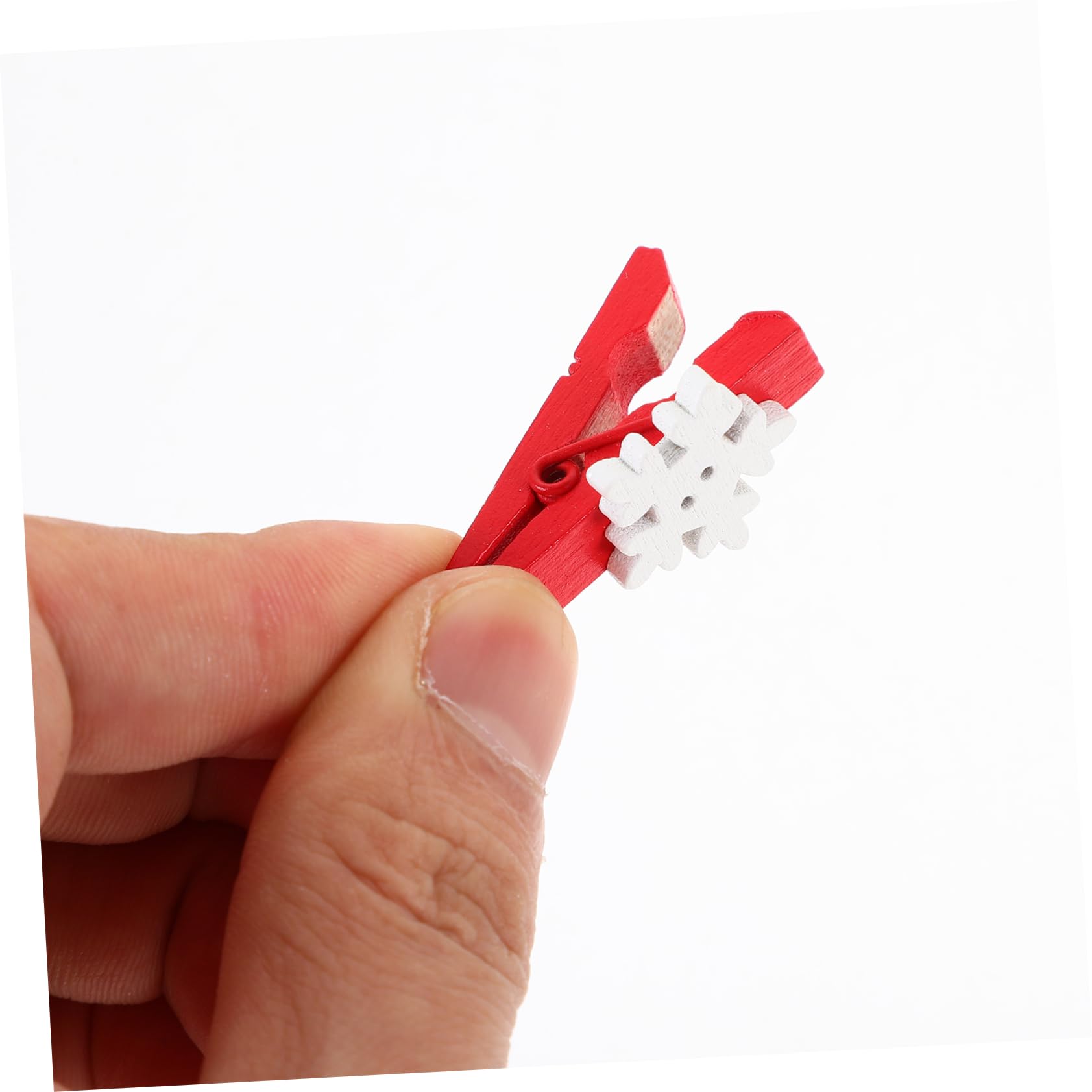 TOPBATHY 375 STK Cartoon-Fotohalter Dekorative Fotoclips weihnachtliche dekorative Clips weihnachtsbasteln Weihnachts basteln kleine Fotoklammern Halter für Weihnachtsnotizen Eisen