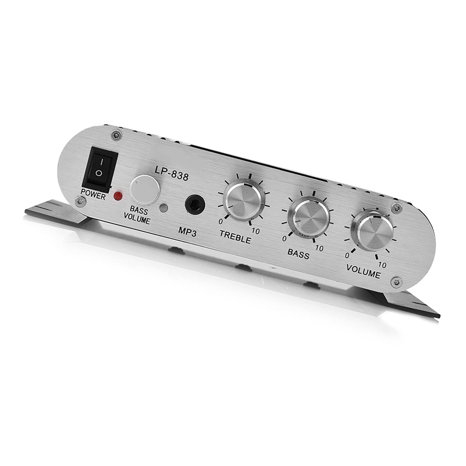 Amplificatore Stereo 2.1 Canali Heayzoki | 15W X2, Ingresso RCA E 3.5mm, Per Auto E Casa