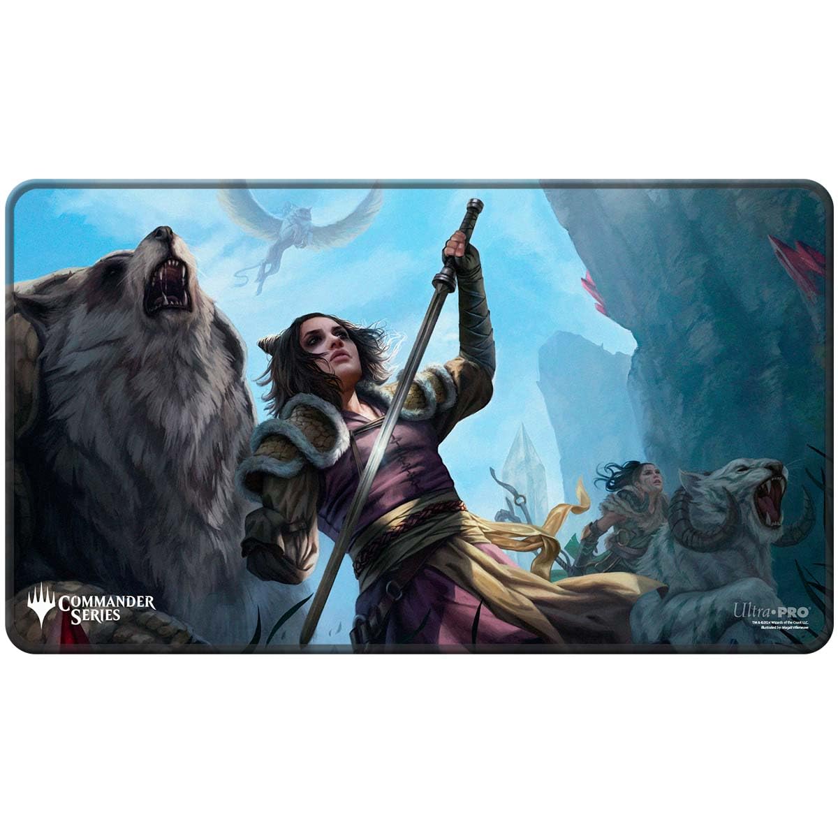 Commander Series 3 Enemy Stitched Edge Playmat Winota for Magic : The Gathering