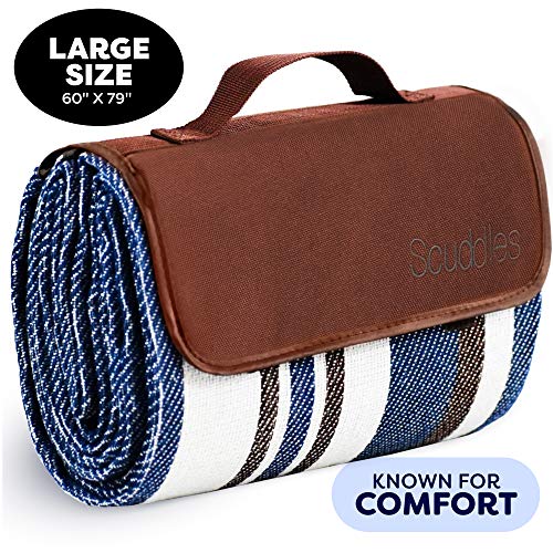 Extra Large Picnic & Outdoor Blanket Dual Layers for Outdoor Water-Resistant Handy Mat
