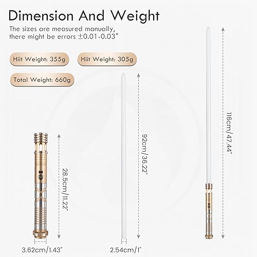 Miniatura 7 de CUSTOM SABER Sable de luz de xenopíxel de oscilación suave sensible, control de movimiento para encender la hoja, 12 tipos de modo hoja, 34 fuentes