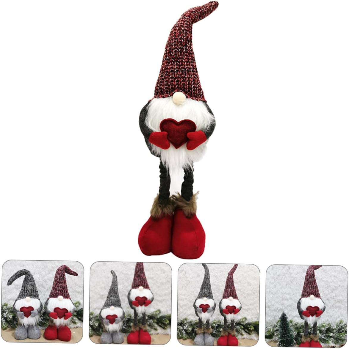 1pc Adorable Doll Home Ornament for Valentine's Day Decor Design Cute Doll Figure for Bedroom and Living Room Decoration