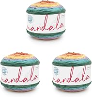 Vista 170 de Lion Brand Yarn 525-214-3 - Hilo, paquete de 3, centauro, 3