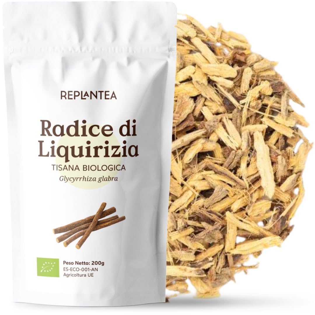  **Replanta ORGANICO Radice di Glicite 200 g (100 tazze) | Infuso di Glicite | Radice di Glicite 100% per Infusione EU O