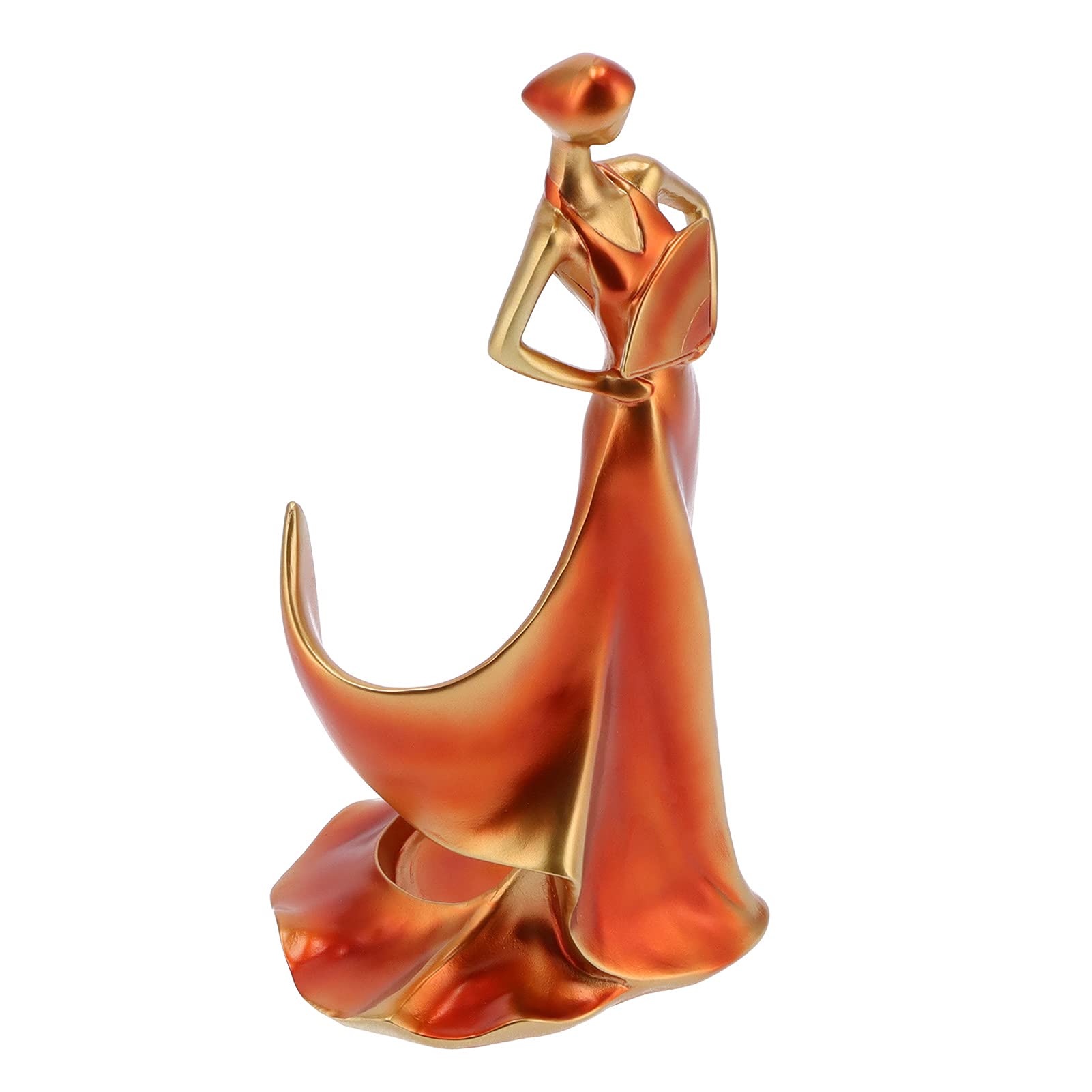 Porte-bouteille de vin de table élégant en forme de femme - Porte-bouteille décoratif pour cuisine, salon, salle à manger et bar - En résine