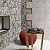 SomerTile WAIAVDO Aevum Dark Ornato x 7-7/8 in. Ceramic Wall Tile, 7.88" x 7.88", Multi, 21 Piece
