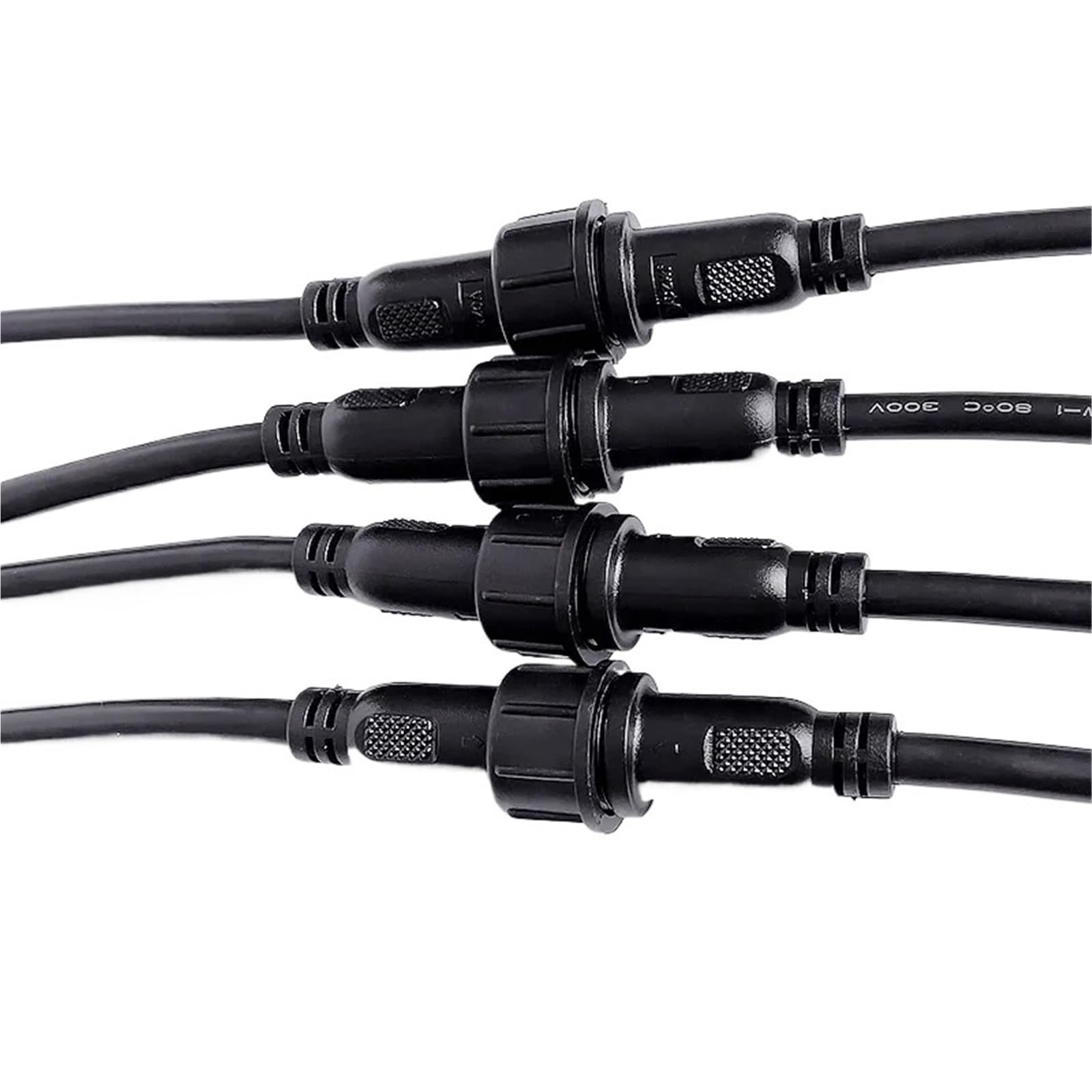 5/20 szt. M16 wodoodporny 2 3 4 5 szpilek IP65 drut do taśm LED męski i żeński podnośnik 22 mm nakrętka złącze drutu 20 cm OD 6 mm (męskie i żeńskie, 5 sztuk, 5 szt.)