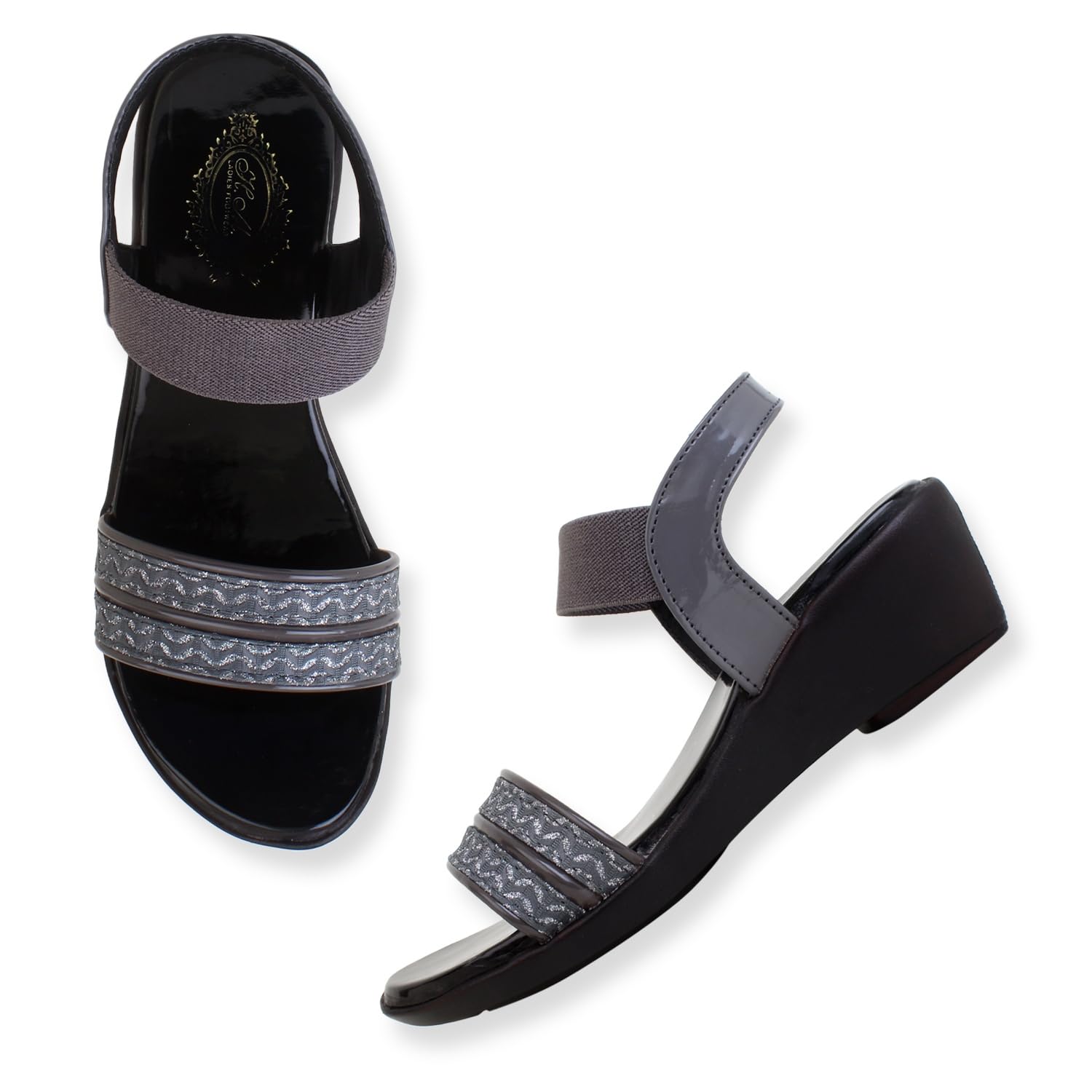 H.M. Wedge Heel Fashion Sandal for Womens & Girls 4002 GR39 (B0CM25T6XF) Amazon Price History, Amazon Price Tracker
