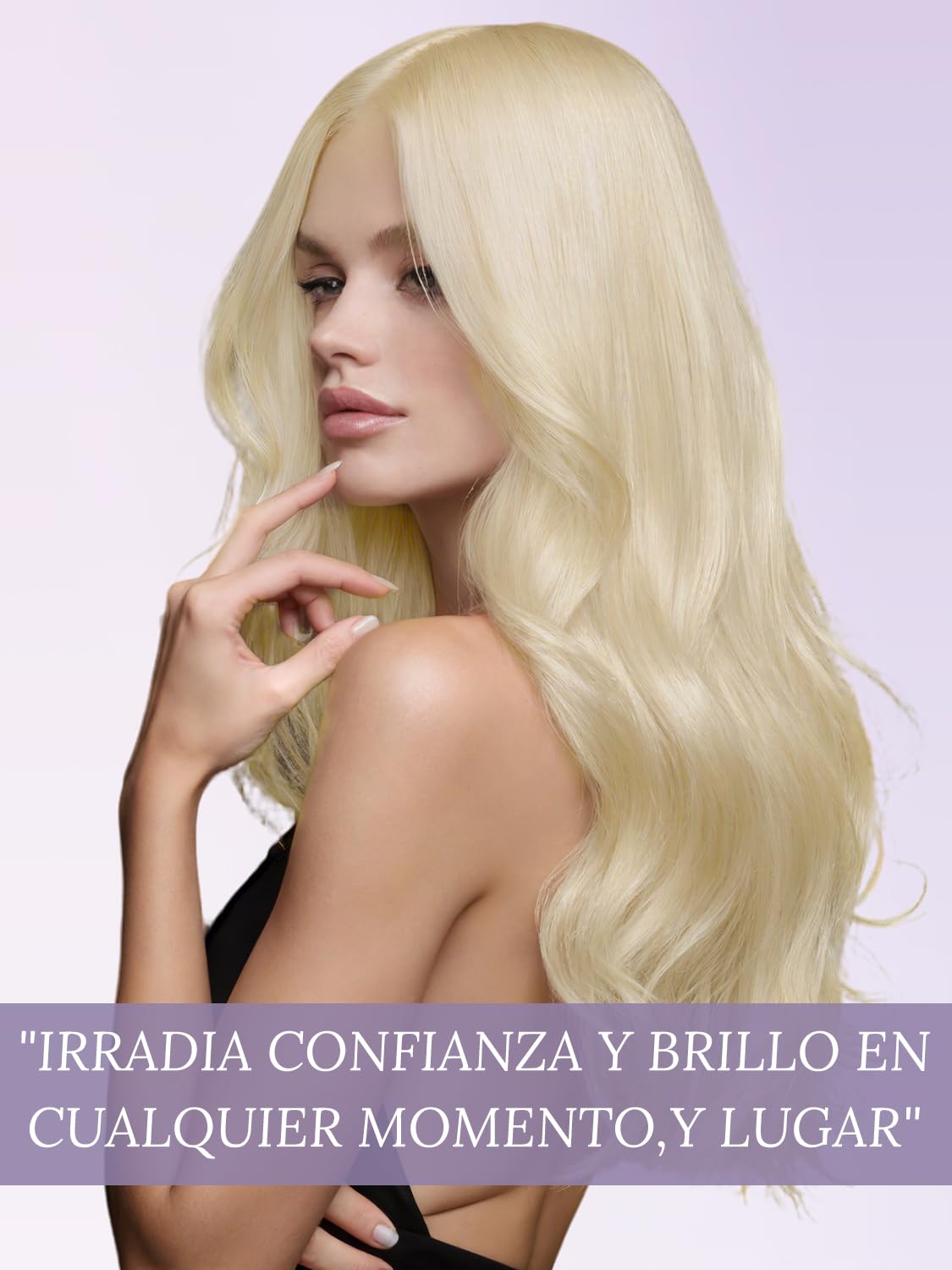 Fshine Extensión De Cabello Humano Butterfly Weft, 22 Pulgadas Rubia Platino 100 G, OVO Hole Micro Hand-Tied, Aporta Largo Y Brillo Glamuroso, Ideal Para Peinados De Novias O Estilo Profesional | Base De Pu, Butterfly Weft, PráCtica Para Mujeres Que Traba