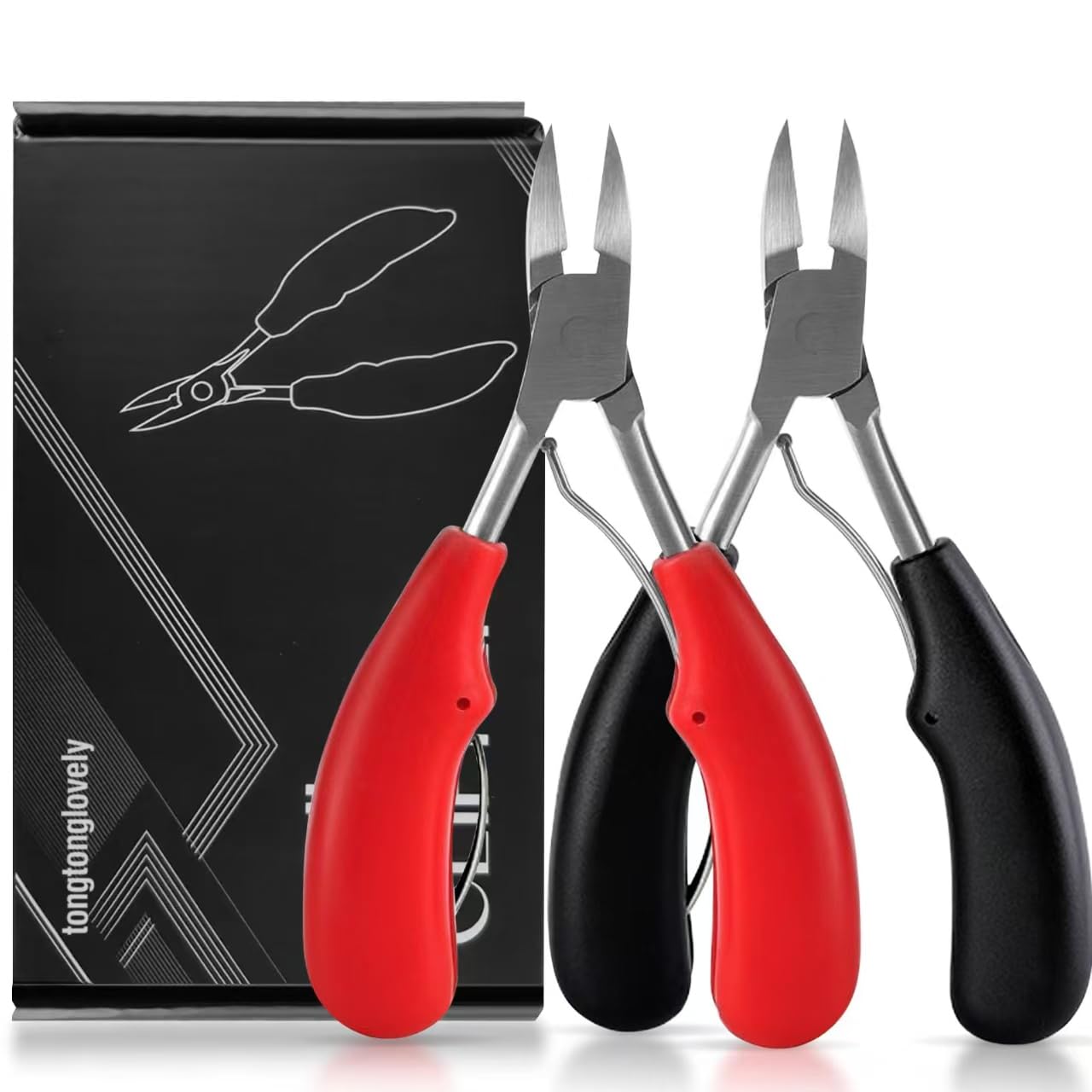Long Handle Heavy-Duty Toenail Clippers for Thick & Ingrown Nails, Seniors