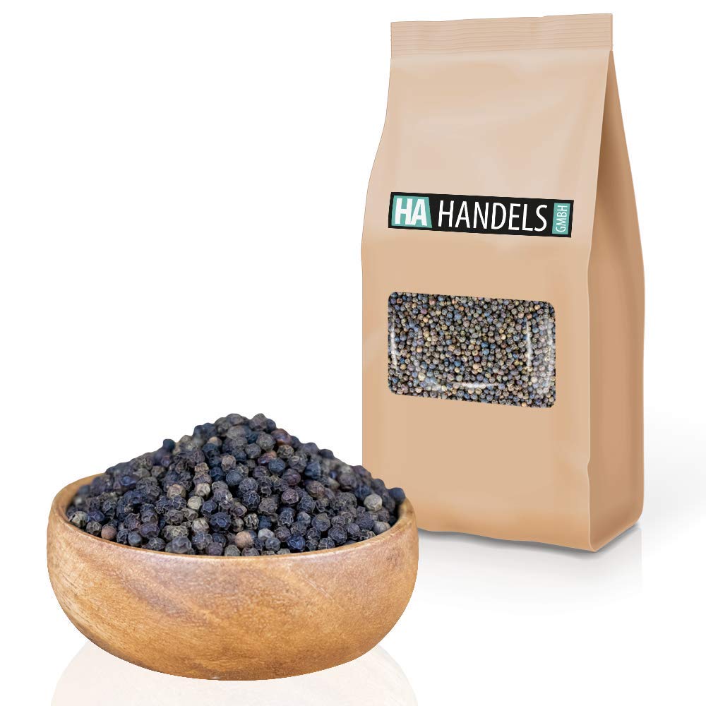 Pfefferkörner schwarz ganz ungeschwefelt naturbelassen unbehandelt scharf getrocknet zum Mahlen vegan für Mühle wiederverschließbare Verpackung1kg -5kg (2,5kg)