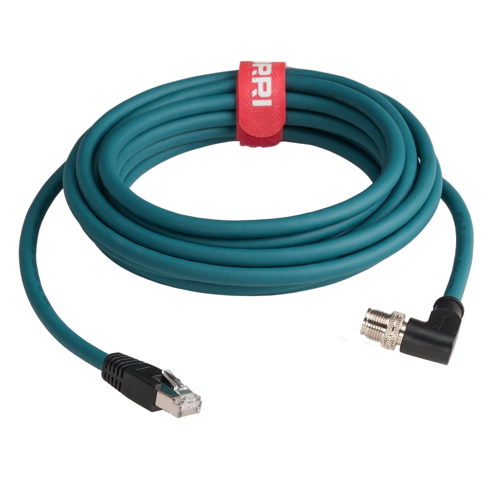 Amazon.com: DRRI Right Angle M12 X-Coded 8 Pole to RJ45 Industrial