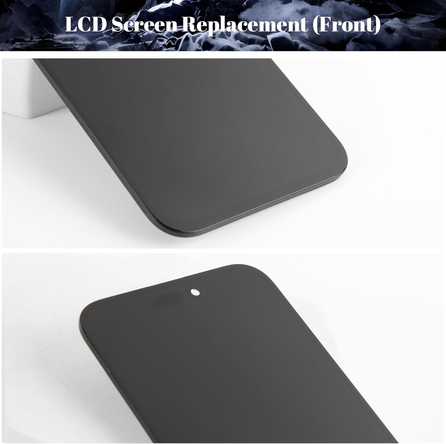 Incell for iPhone 16 Plus LCD Display for iPhone 16 Plus A3290 Screen Replacemet for iPhone 16 Plus A3082, A3289, A3291 Touch Screen Digitizer Display Assembly Repair Kits Without Frame(Black) 6.7''